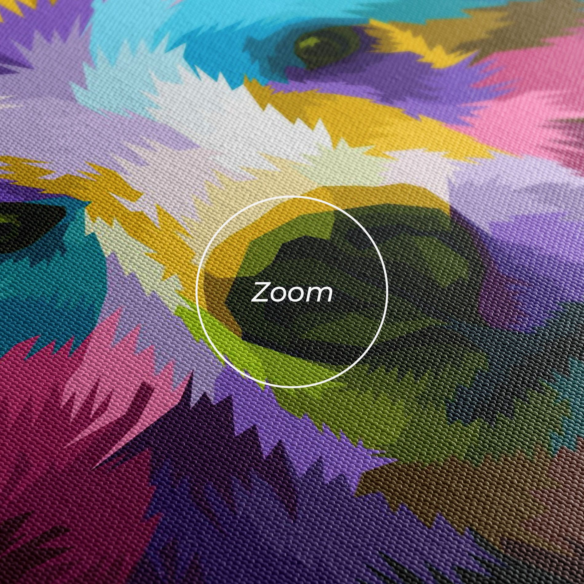 Colorful Bear Head mockup 3