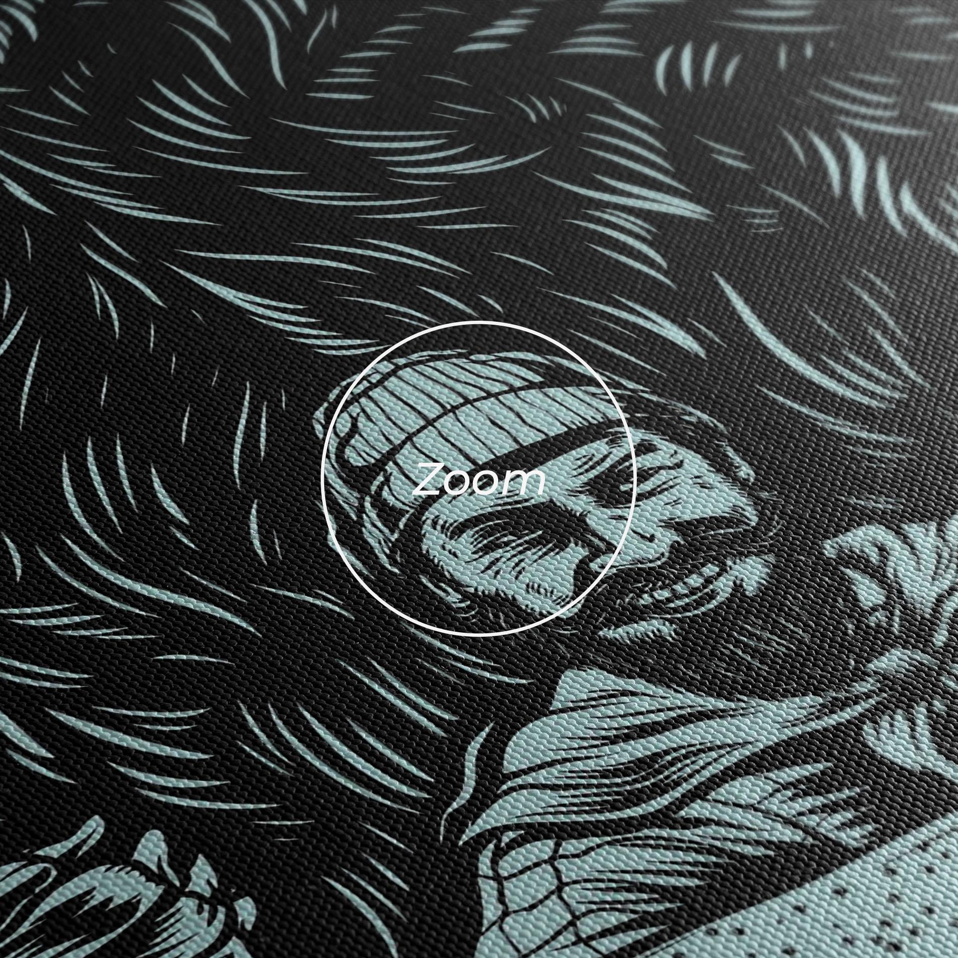 Tablou Canvas Fishing Bear mockup 3