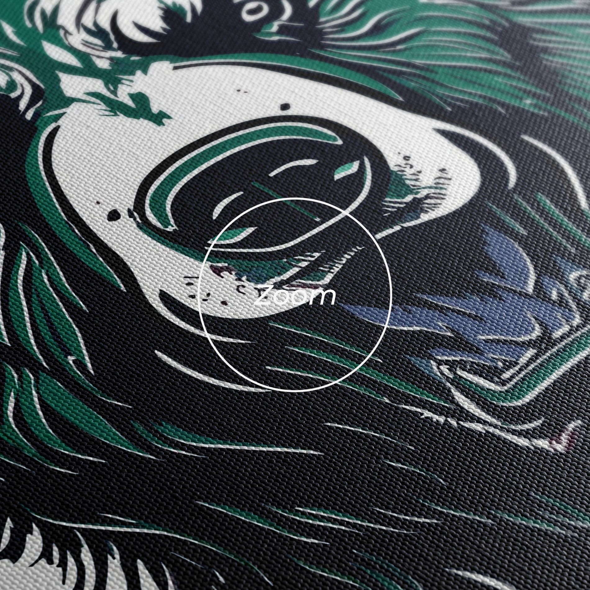 Green Music Bear mockup 3