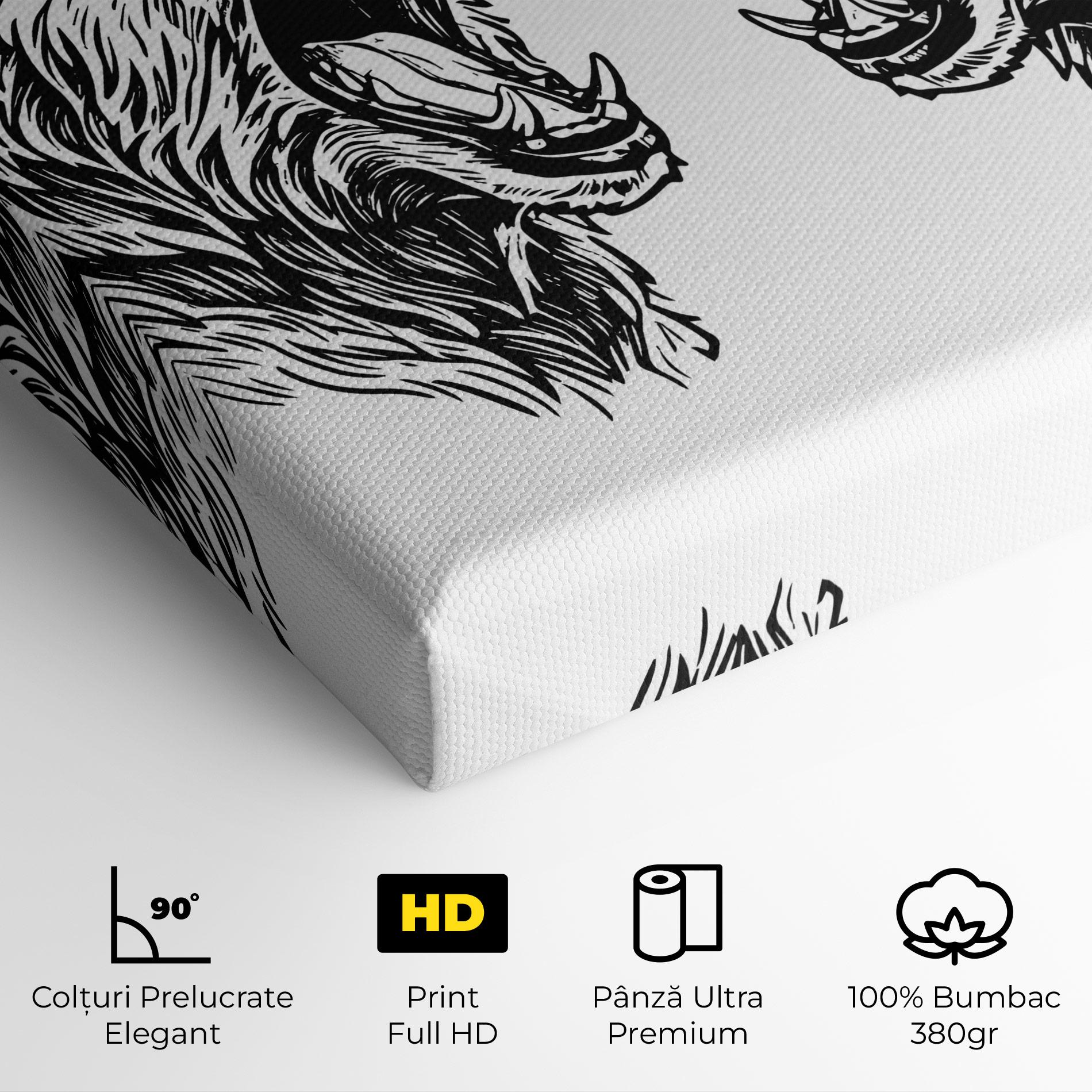 Tablou Canvas Bear Bite mockup 4
