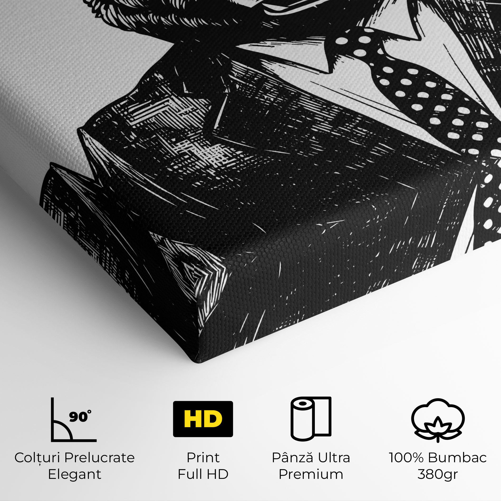 Tablou Canvas Bear In Suit mockup 4