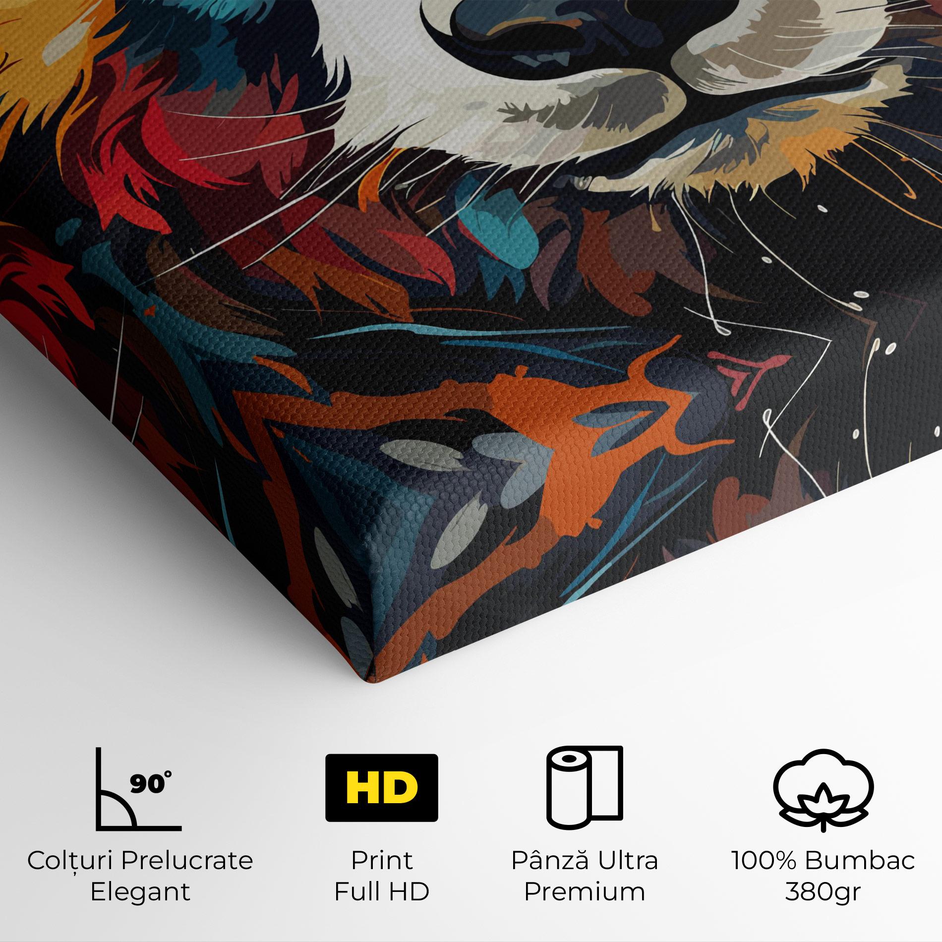 Tablou Canvas Cream Color Bear mockup 4