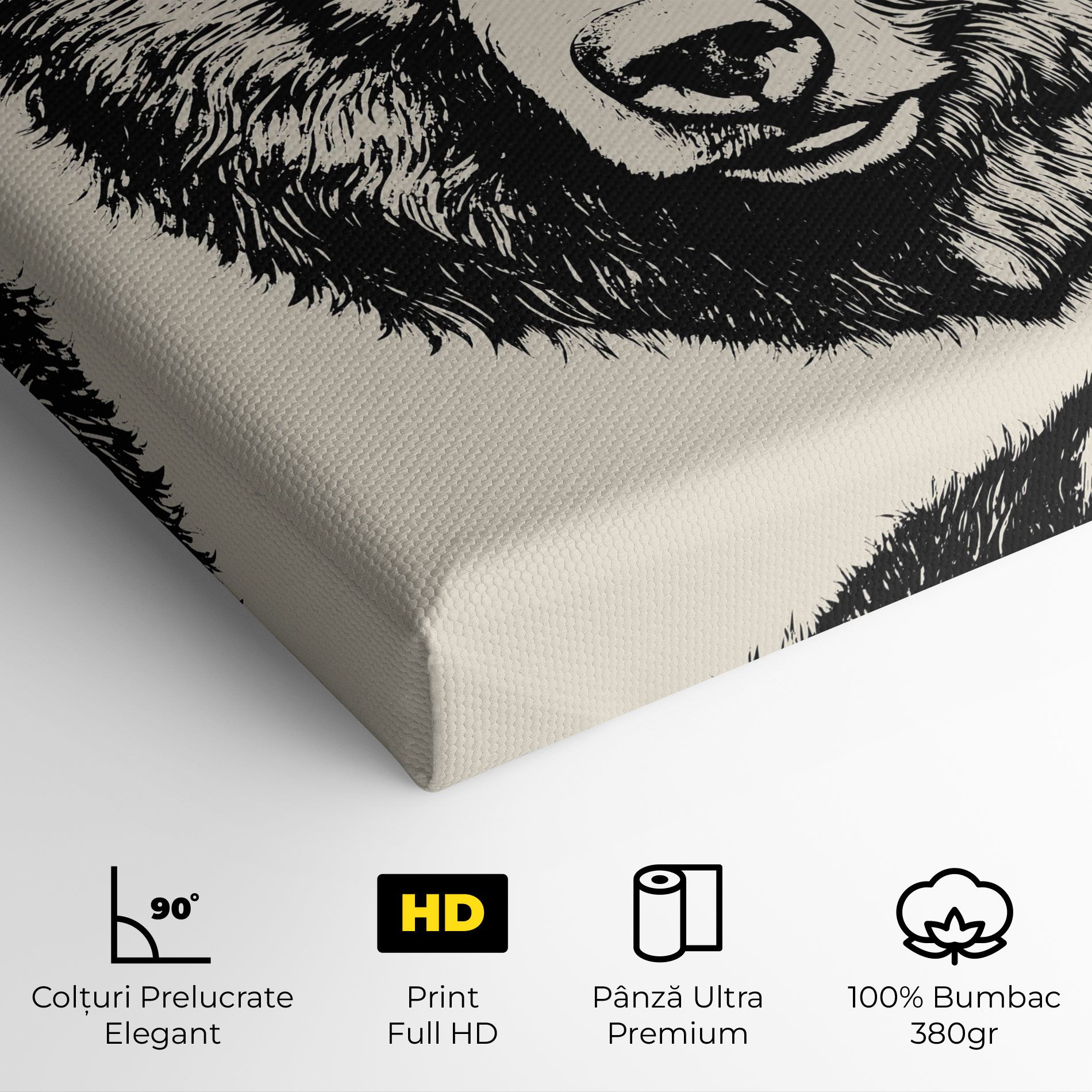 Cream Head Bear mockup 4