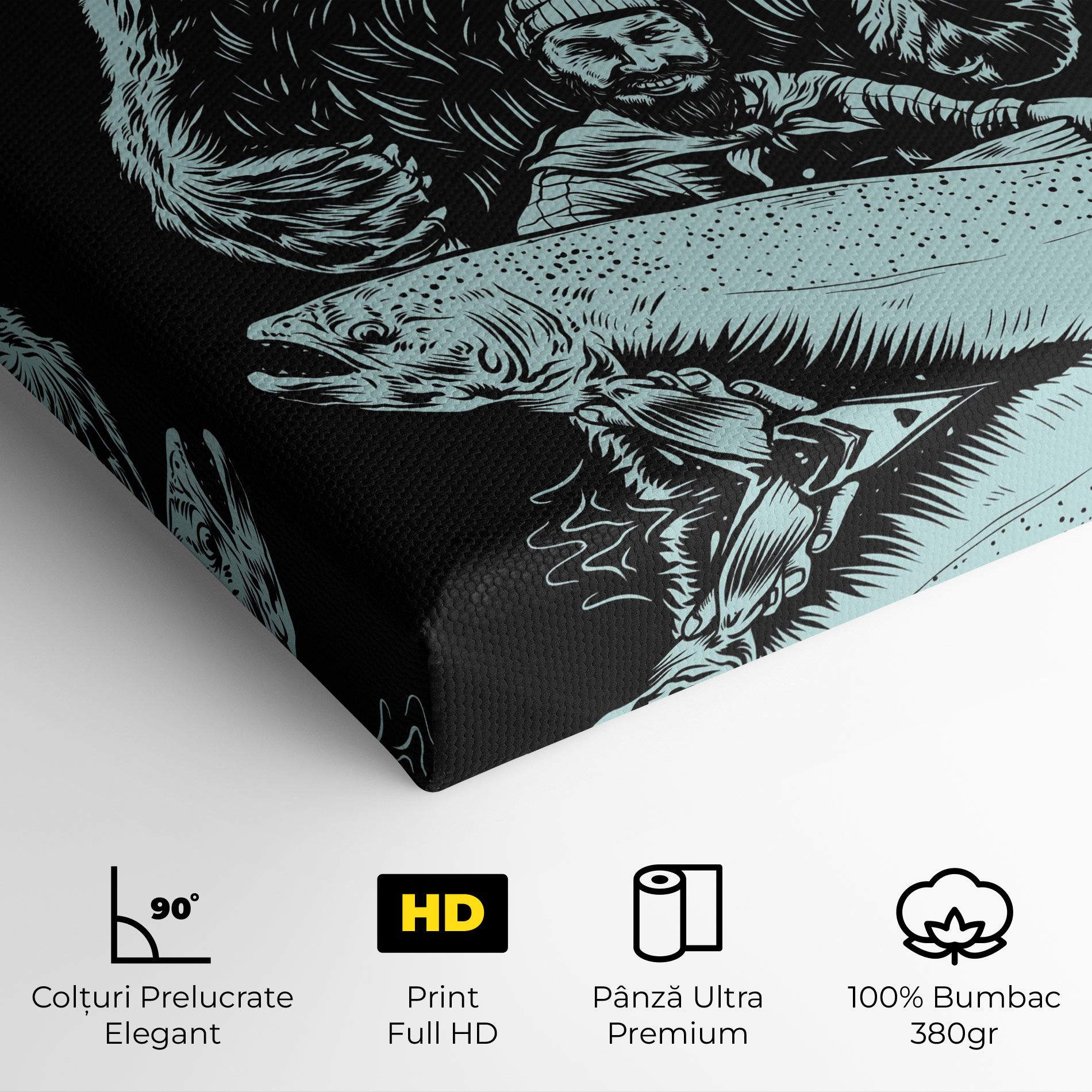 Fishing Bear mockup 4