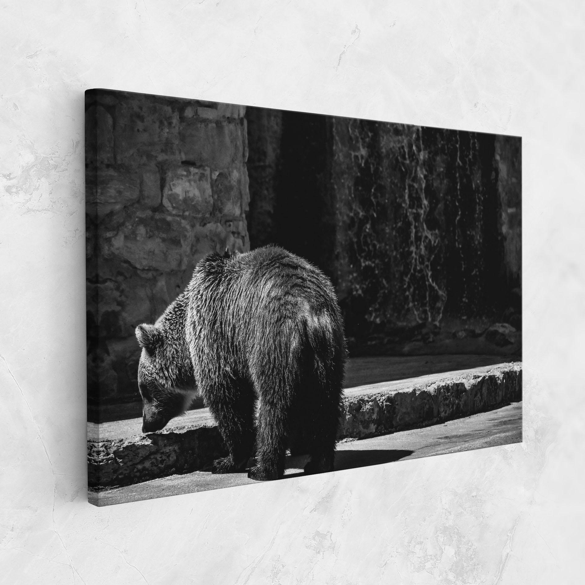 Tablou Canvas Grey Bear mockup 1