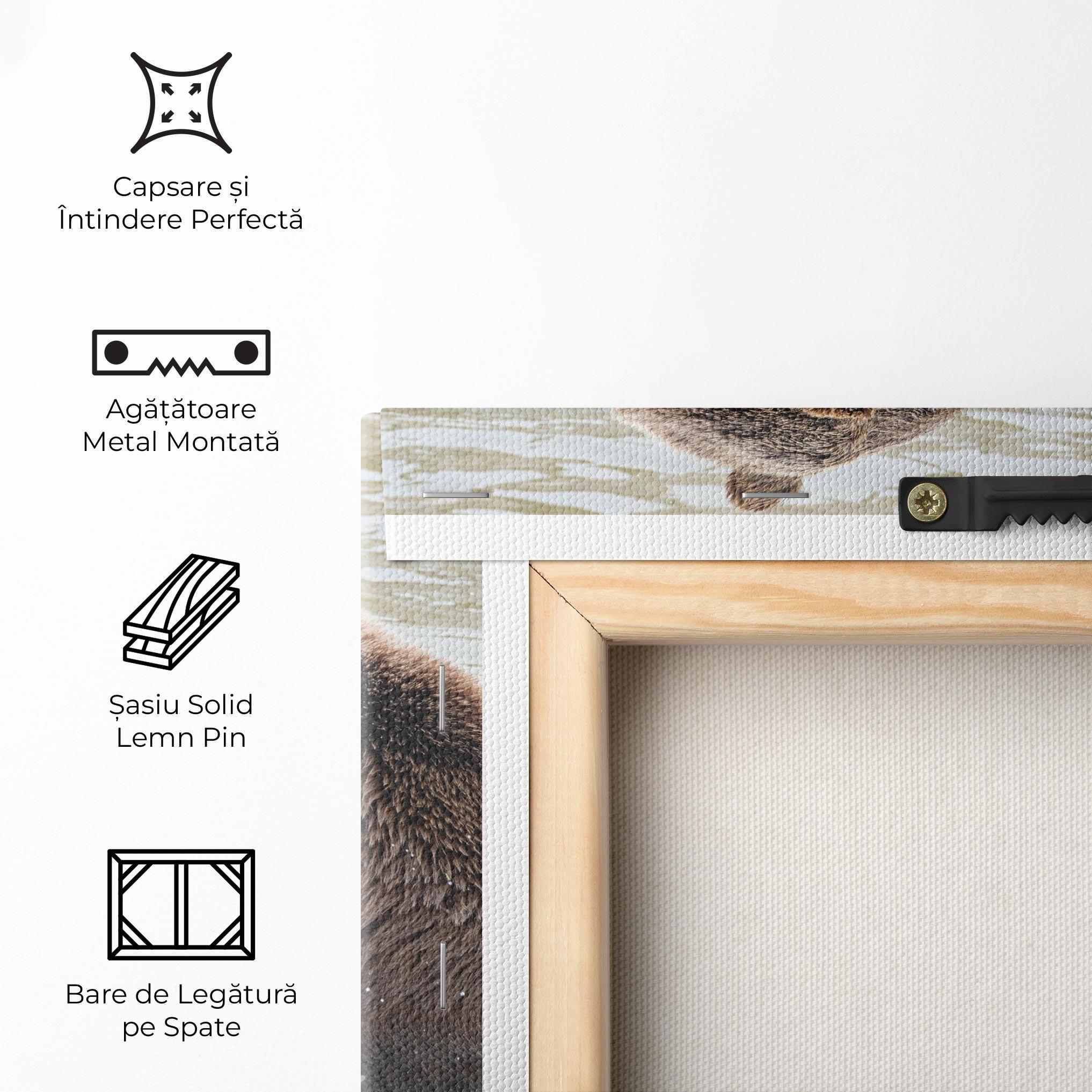 Tablou Canvas Bears Fighting mockup 5