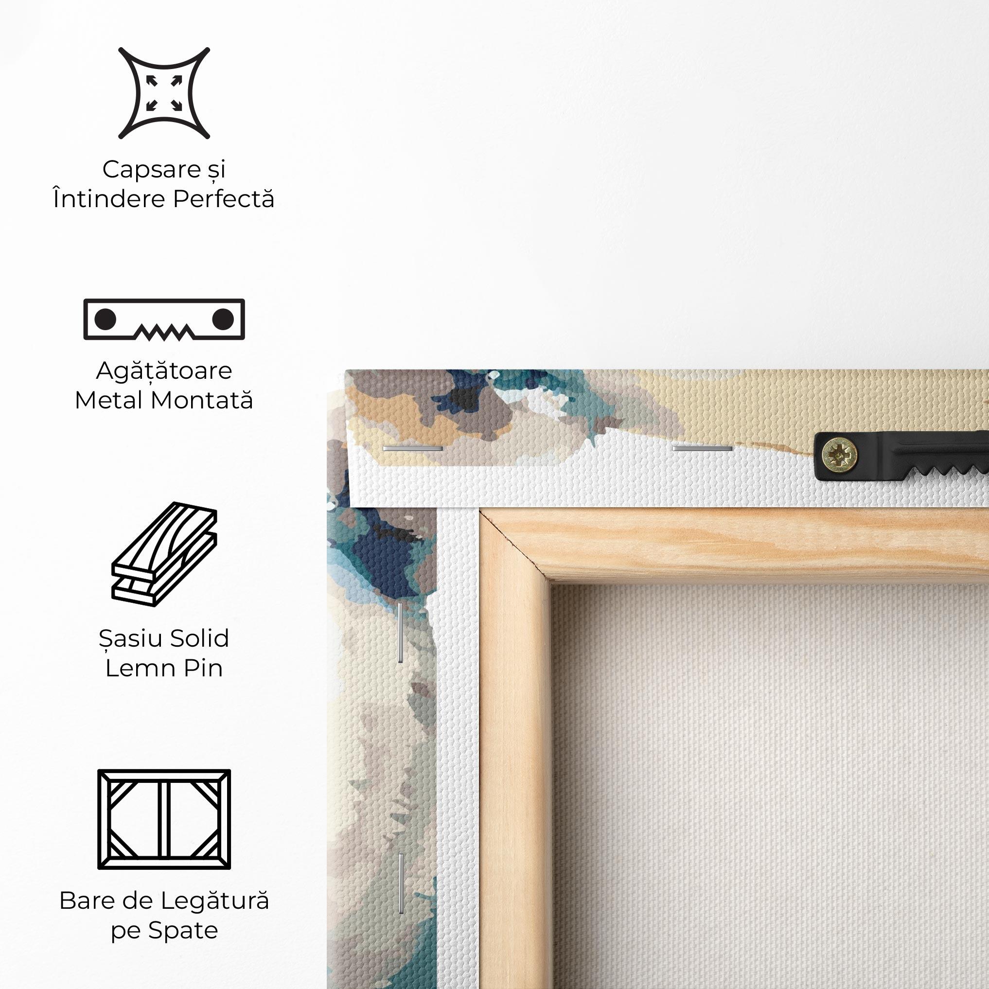 Tablou Canvas Big Watercolor Bear mockup 5