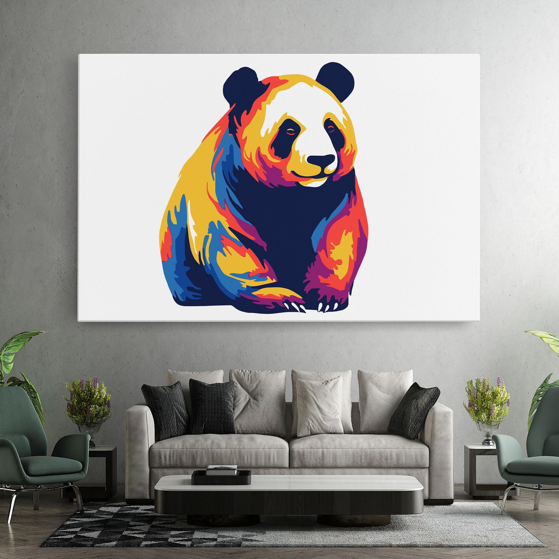 Tablou Canvas Cute Panda mockup 7