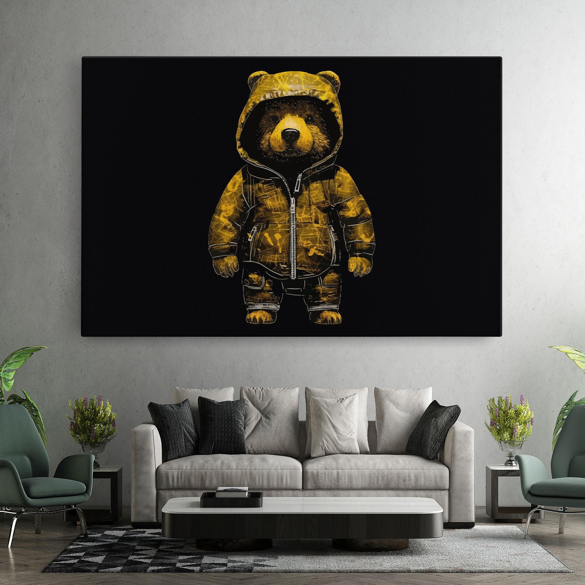 Tablou Canvas Yellow Bear mockup 7