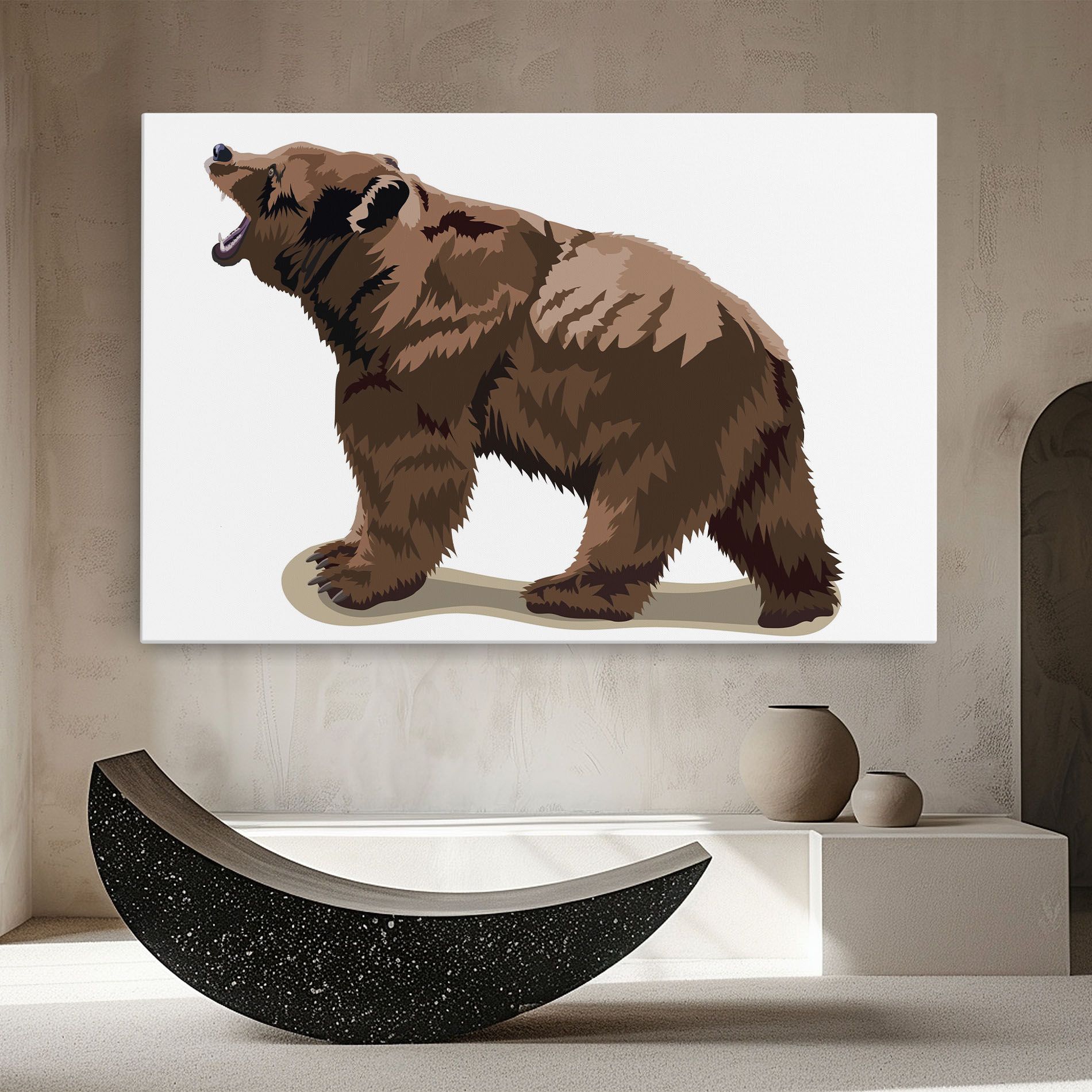 Angry Walking Bear mockup 8