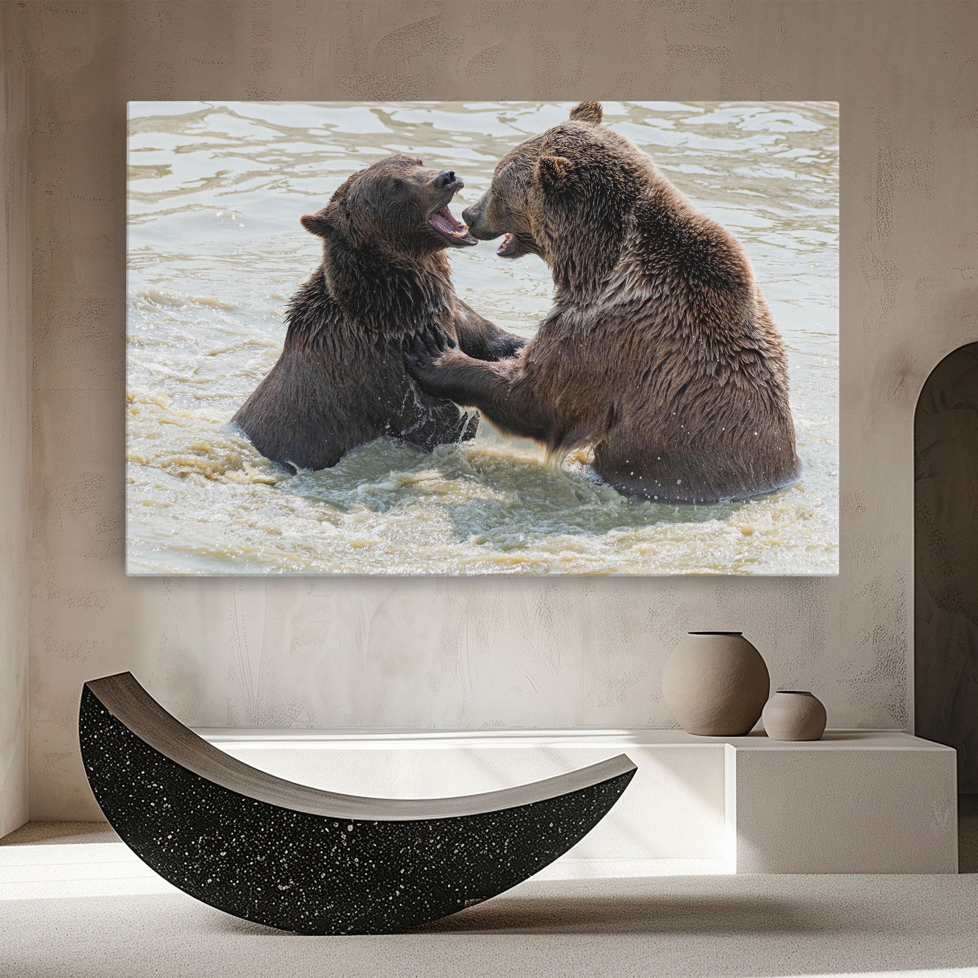Bears Fighting mockup 8