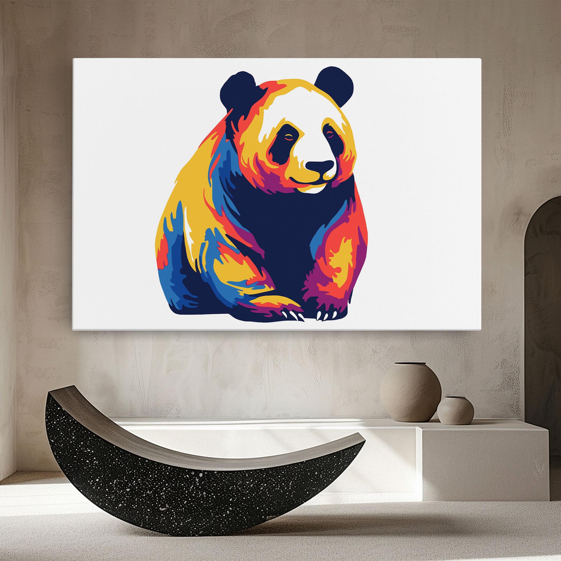 Tablou Canvas Cute Panda mockup 8