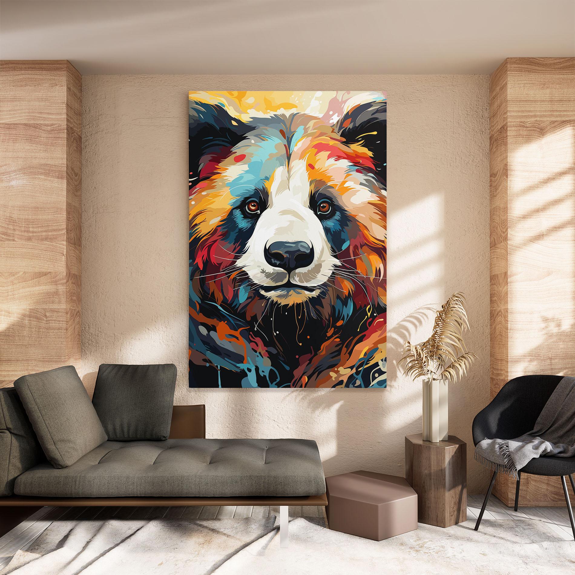Tablou Canvas Cream Color Bear mockup 8