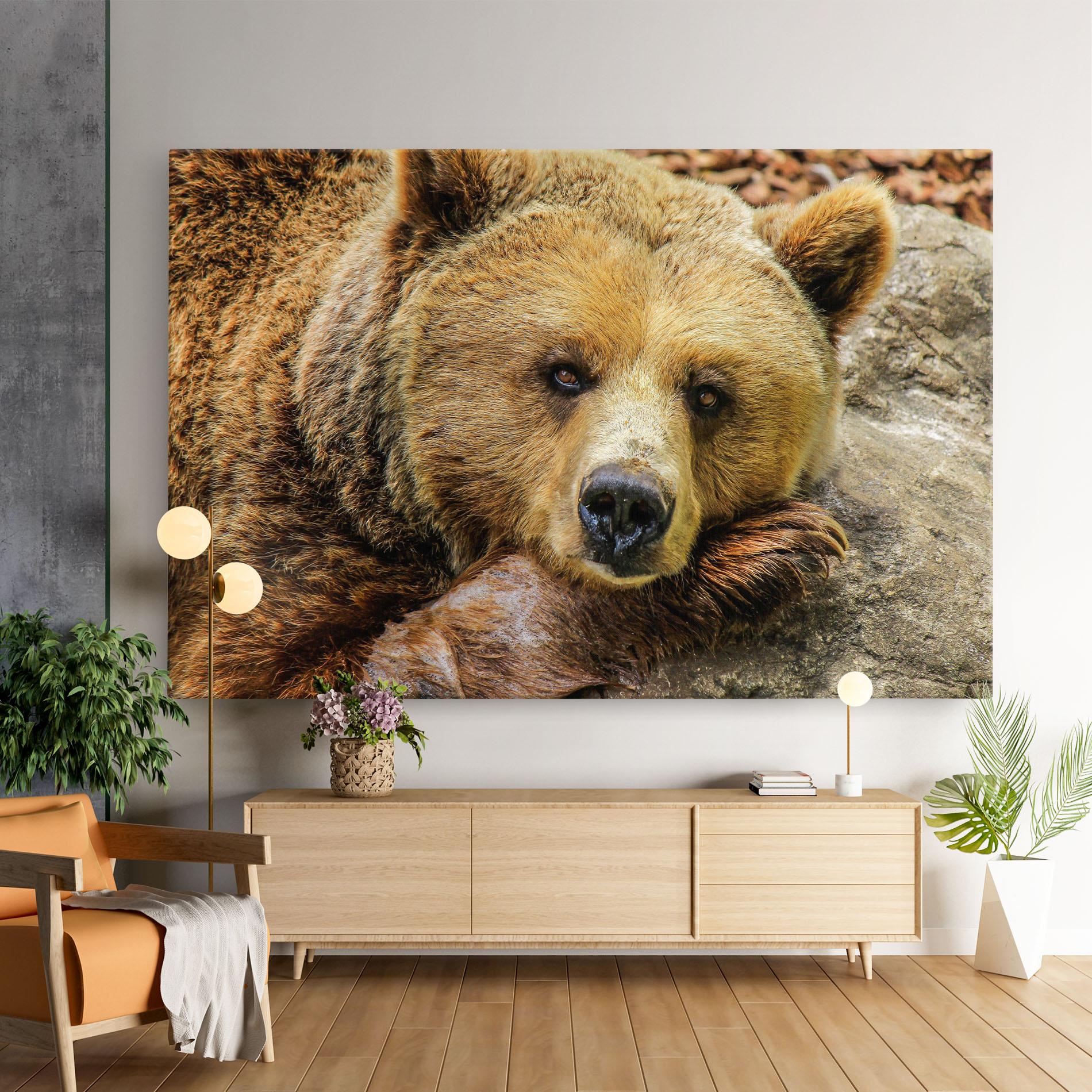 Tablou Canvas Bear mockup 9