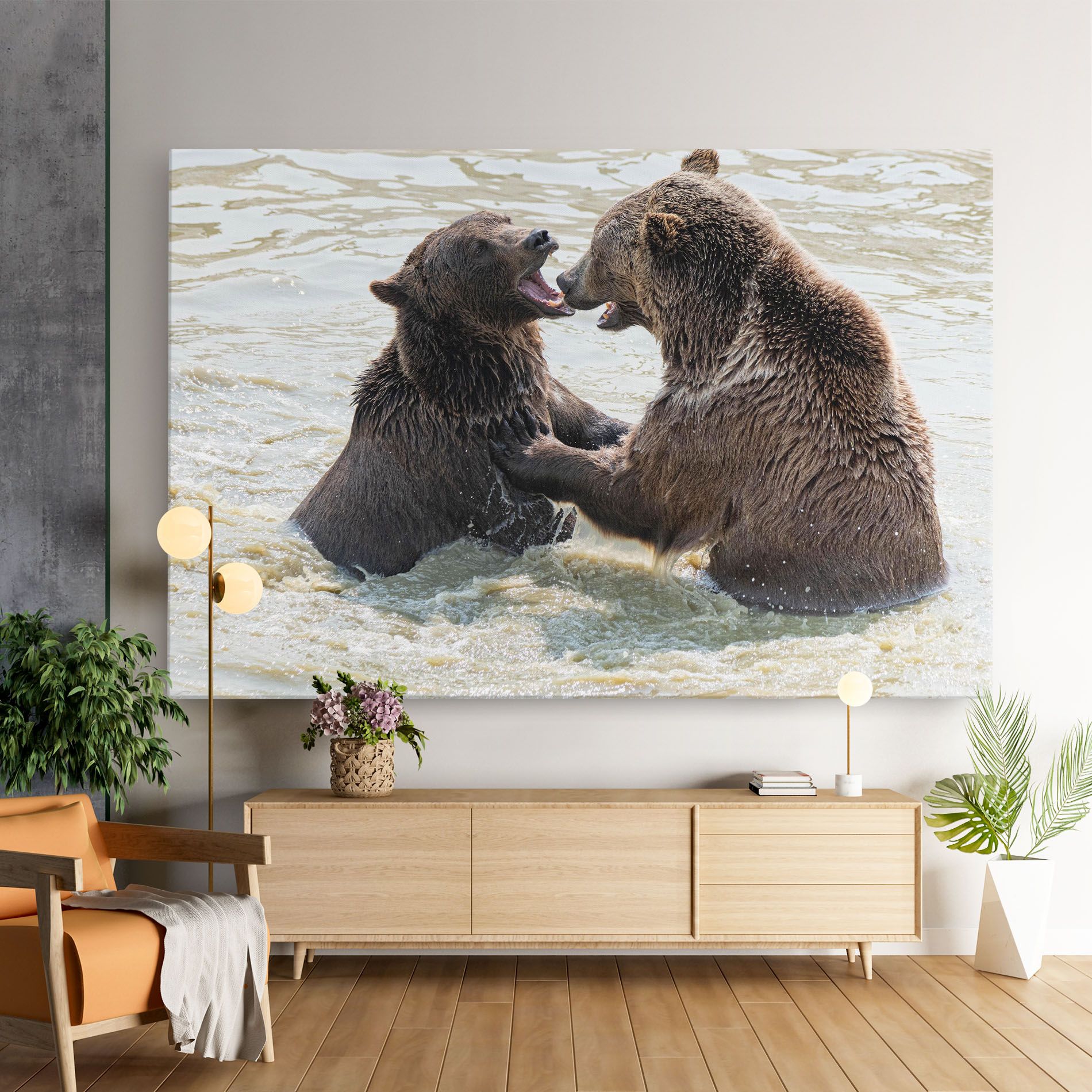 Bears Fighting mockup 9