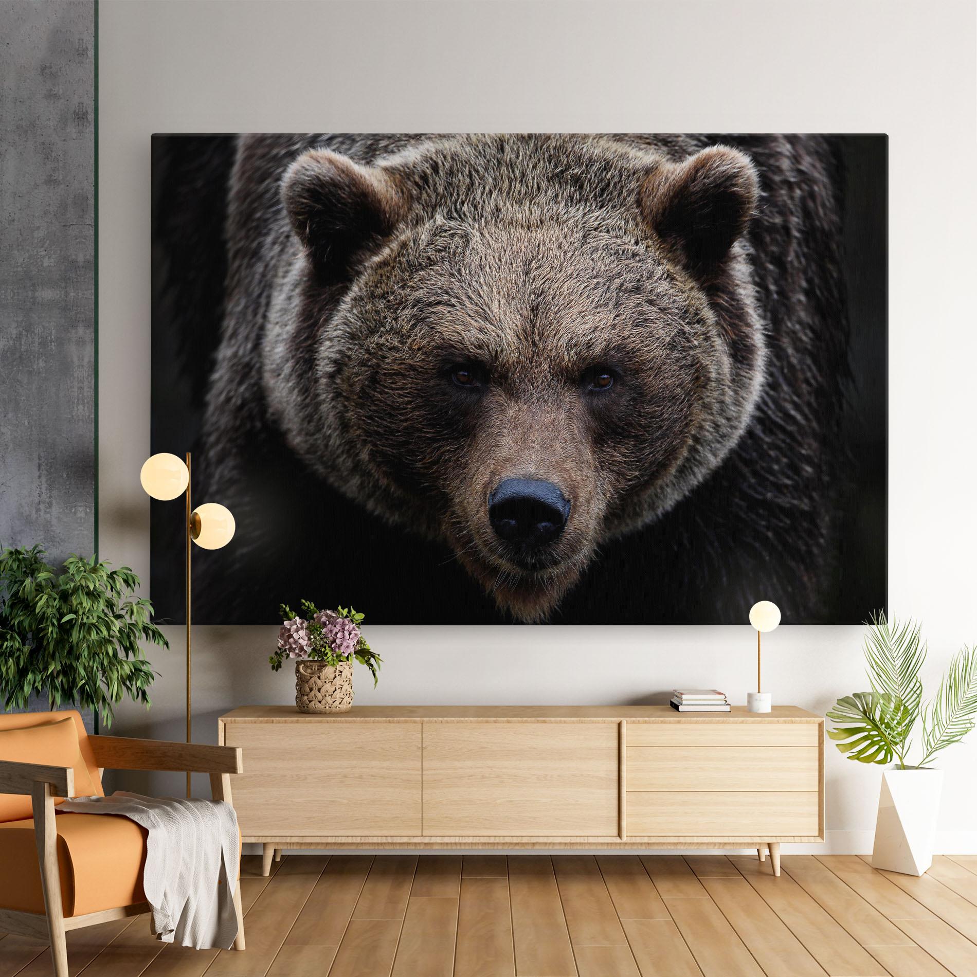Tablou Canvas Brown Bear mockup 9
