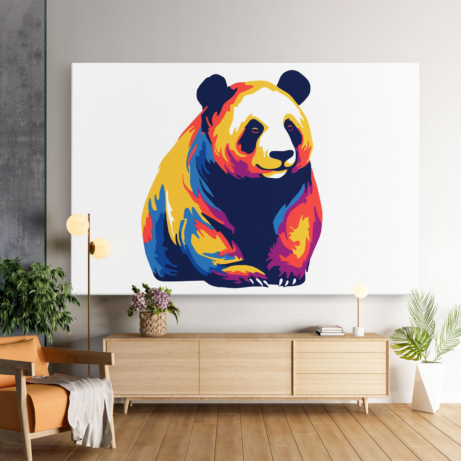 Tablou Canvas Cute Panda mockup 9