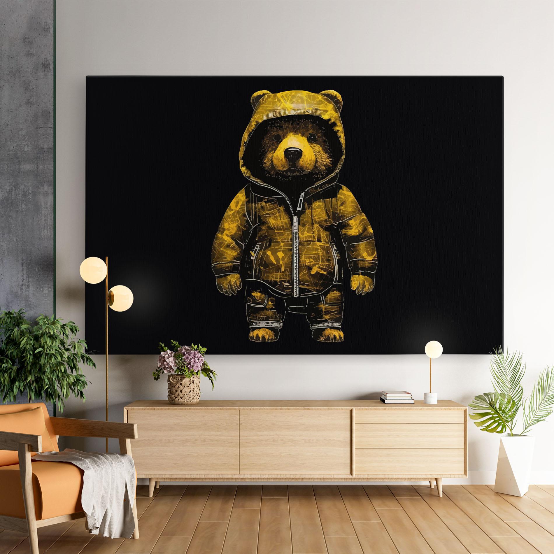Tablou Canvas Yellow Bear mockup 9