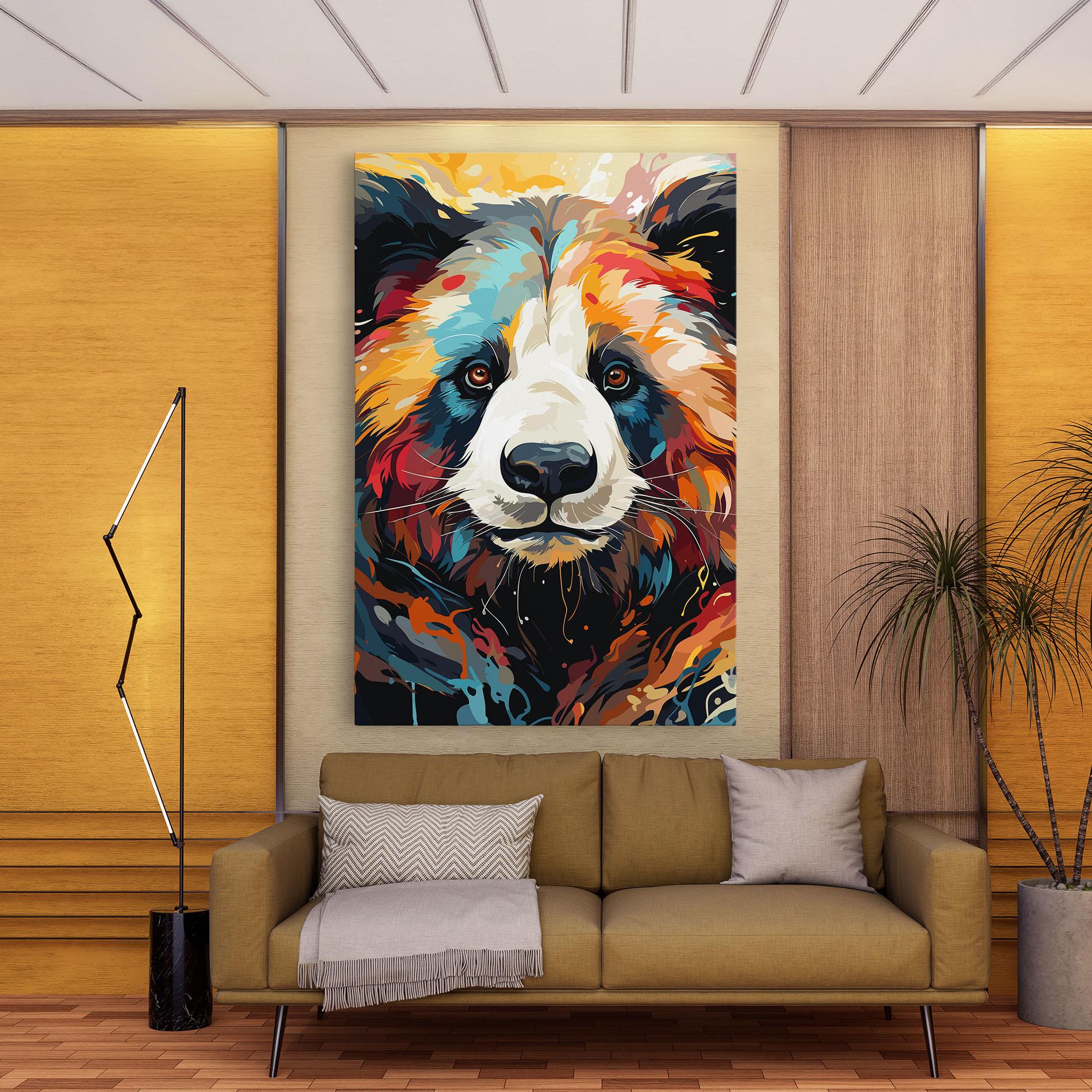 Tablou Canvas Cream Color Bear mockup 9