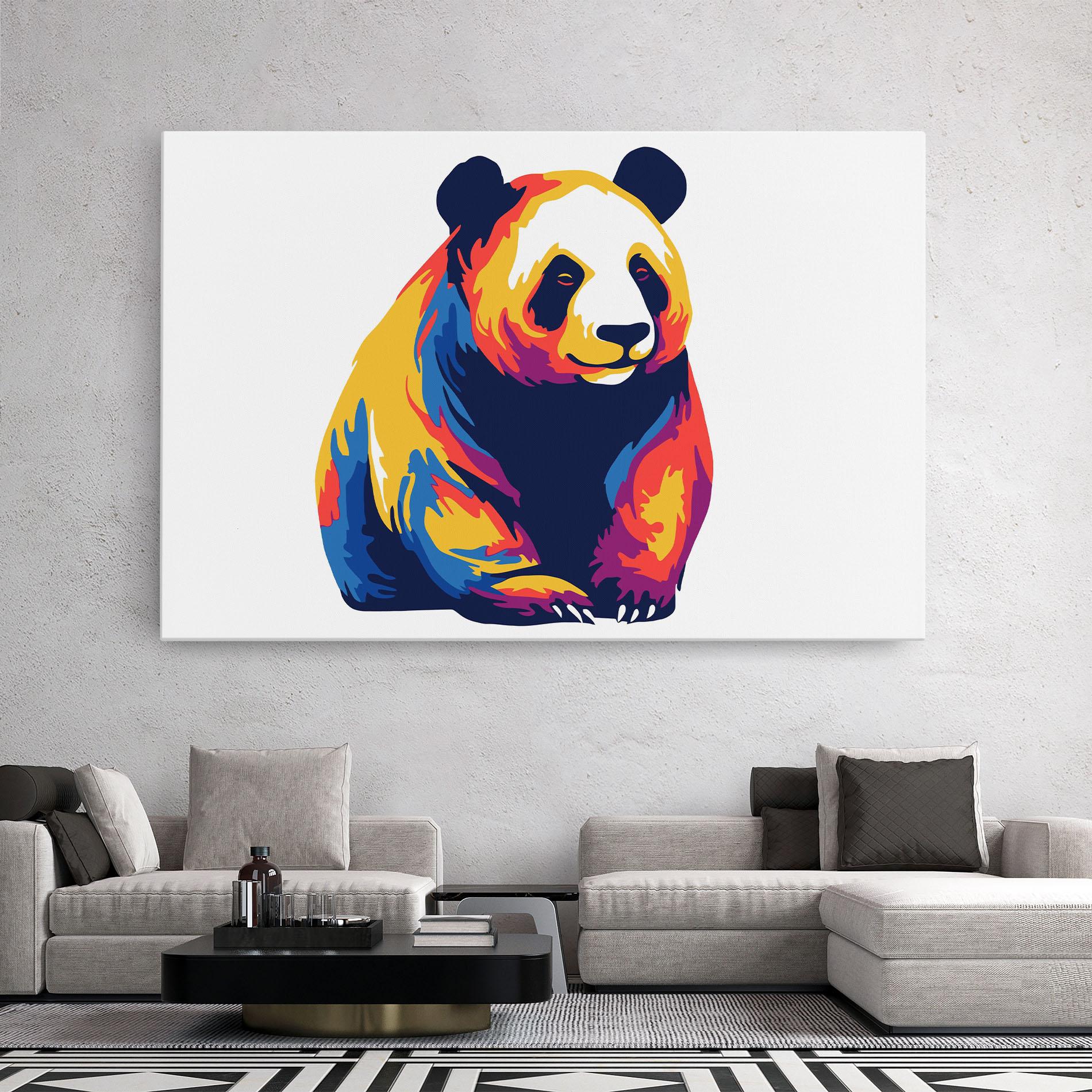 Tablou Canvas Cute Panda mockup 2