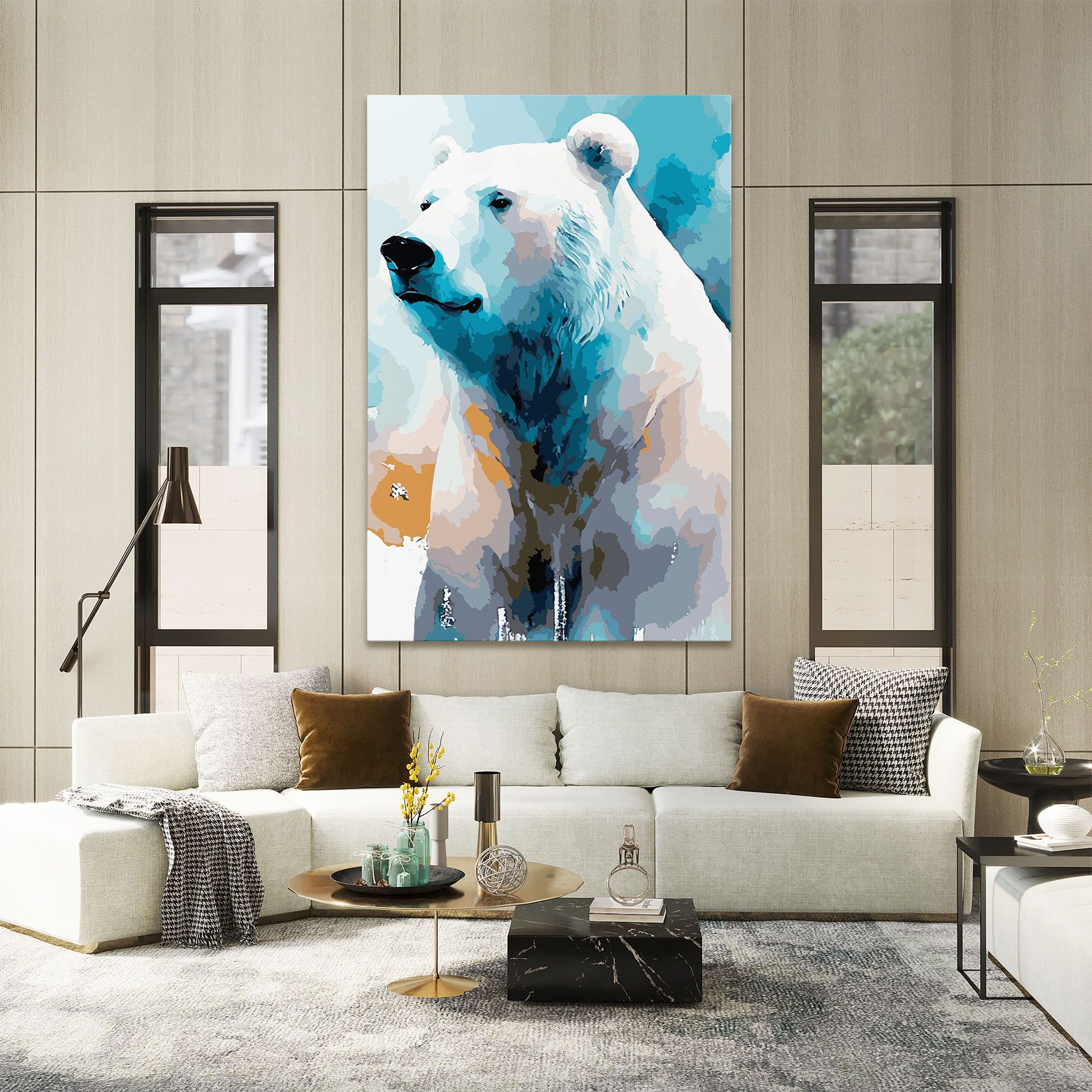 Beautiful Icebear mockup 2