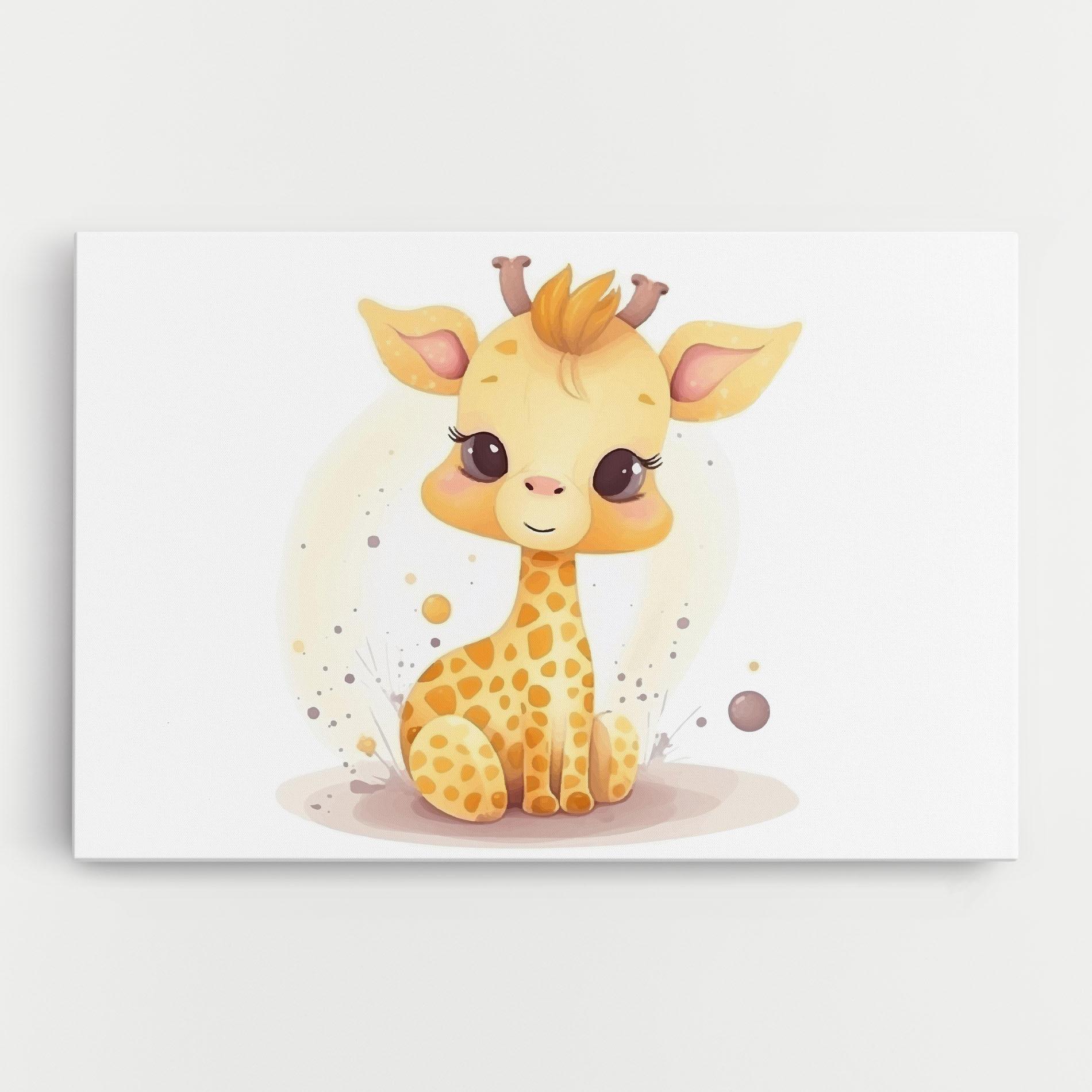 Tablou Canvas Adorable Giraffe mockup 0