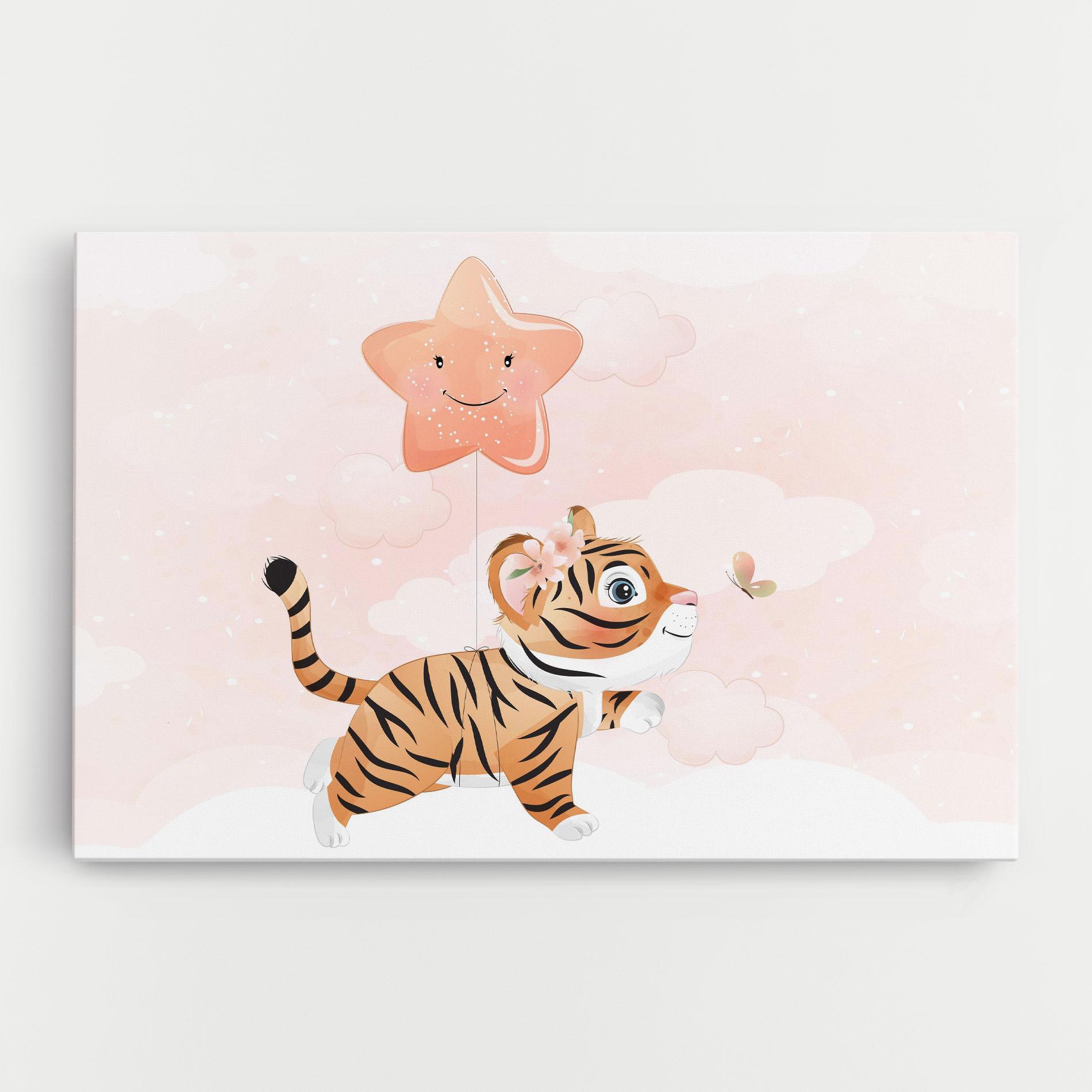 Tablou Canvas Baby Tiger Art mockup 0