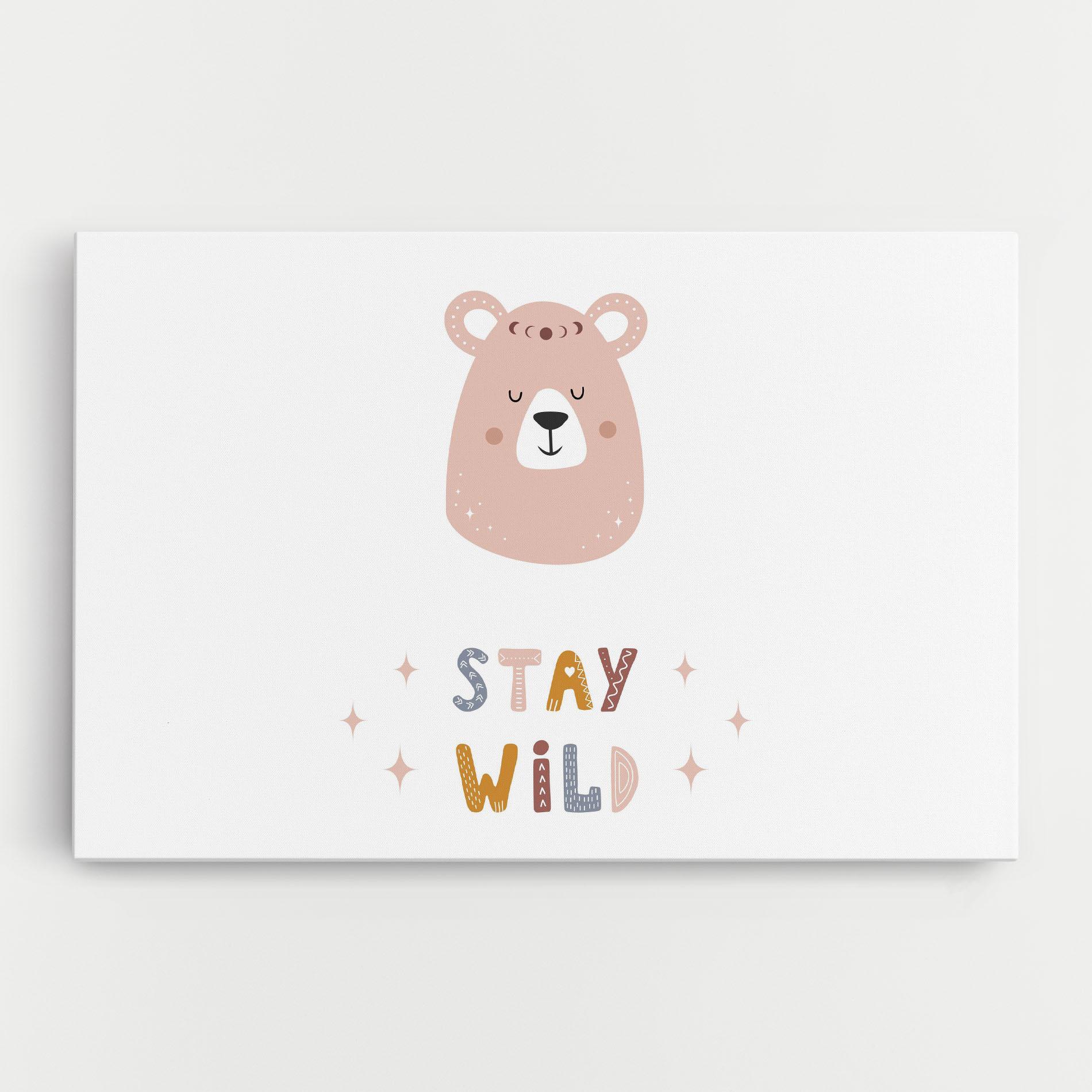 Tablou Canvas Brave Bear mockup 0