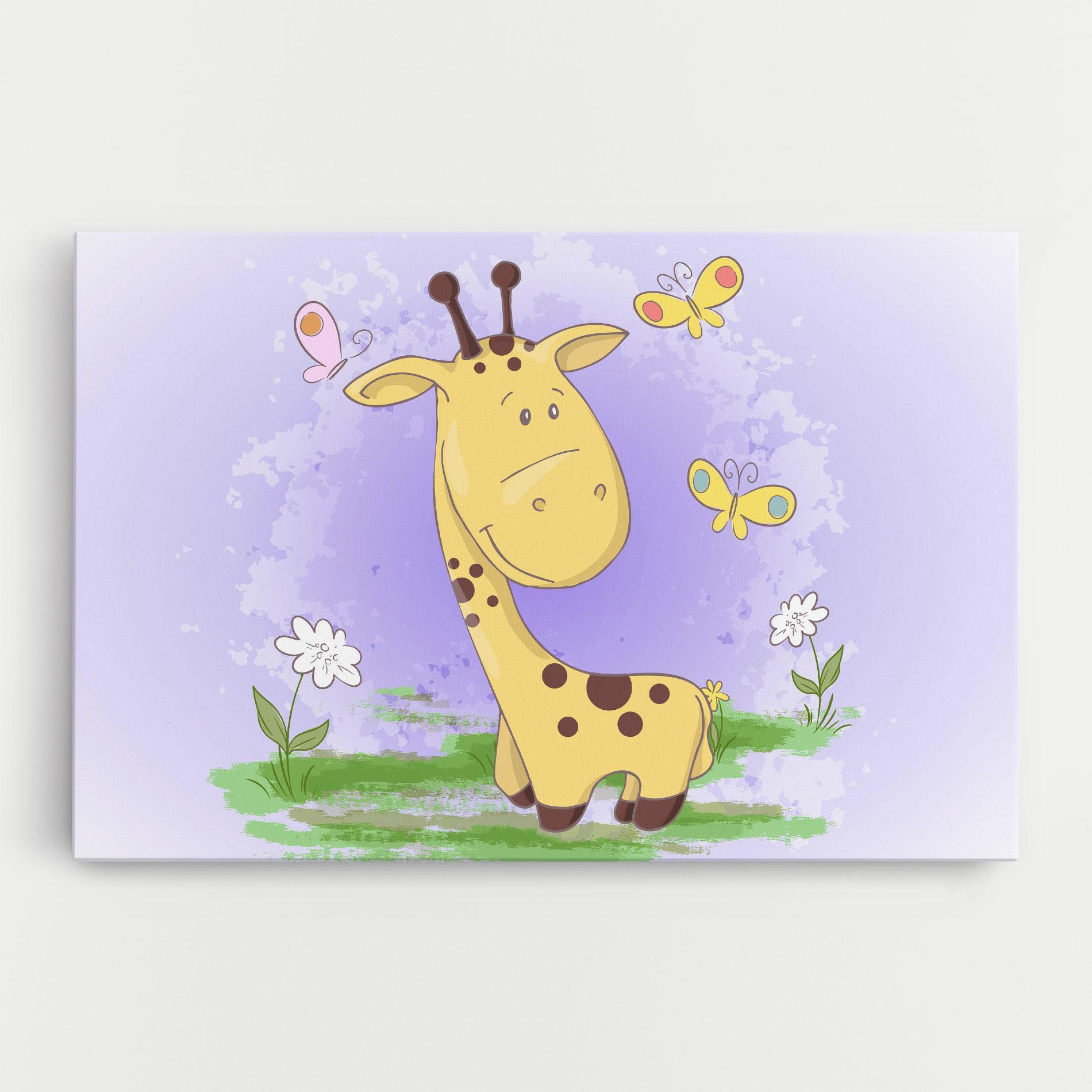 Tablou Canvas Cute Giraffe mockup 0