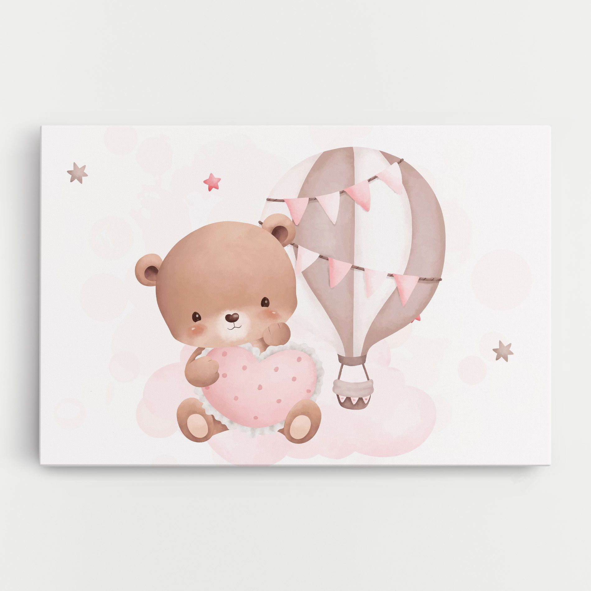 Pink Heart Bear mockup 0