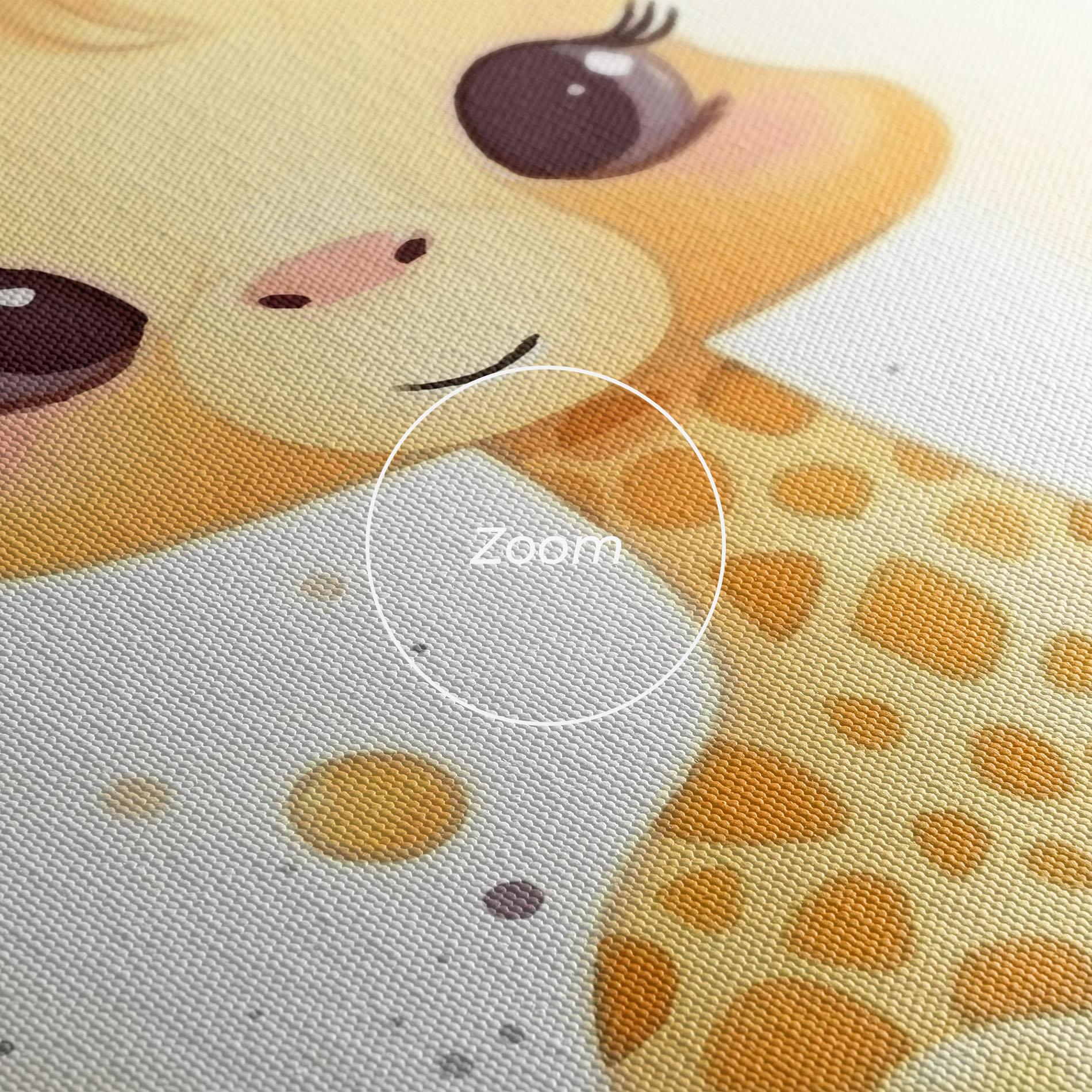 Tablou Canvas Adorable Giraffe mockup 3