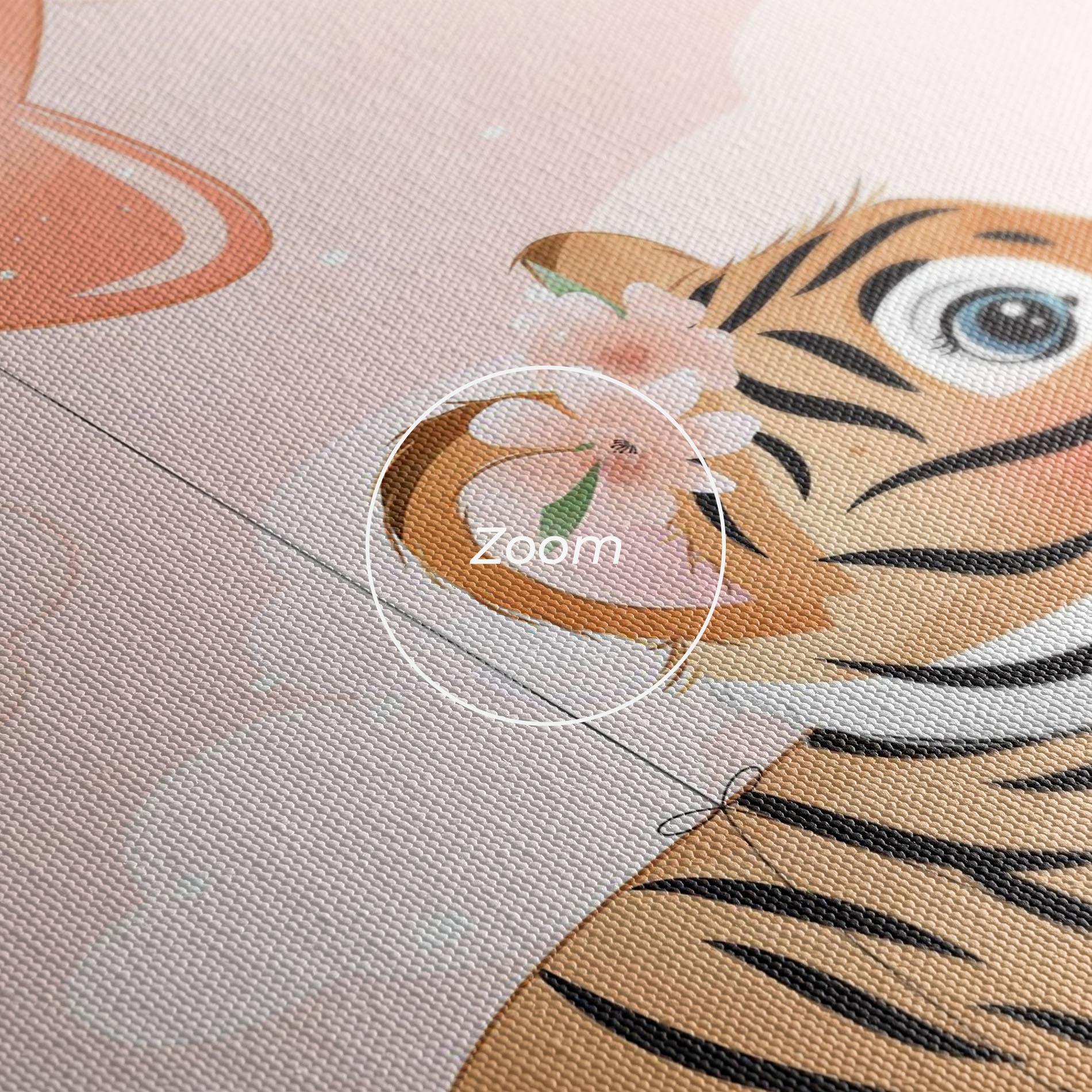 Tablou Canvas Baby Tiger Art mockup 3