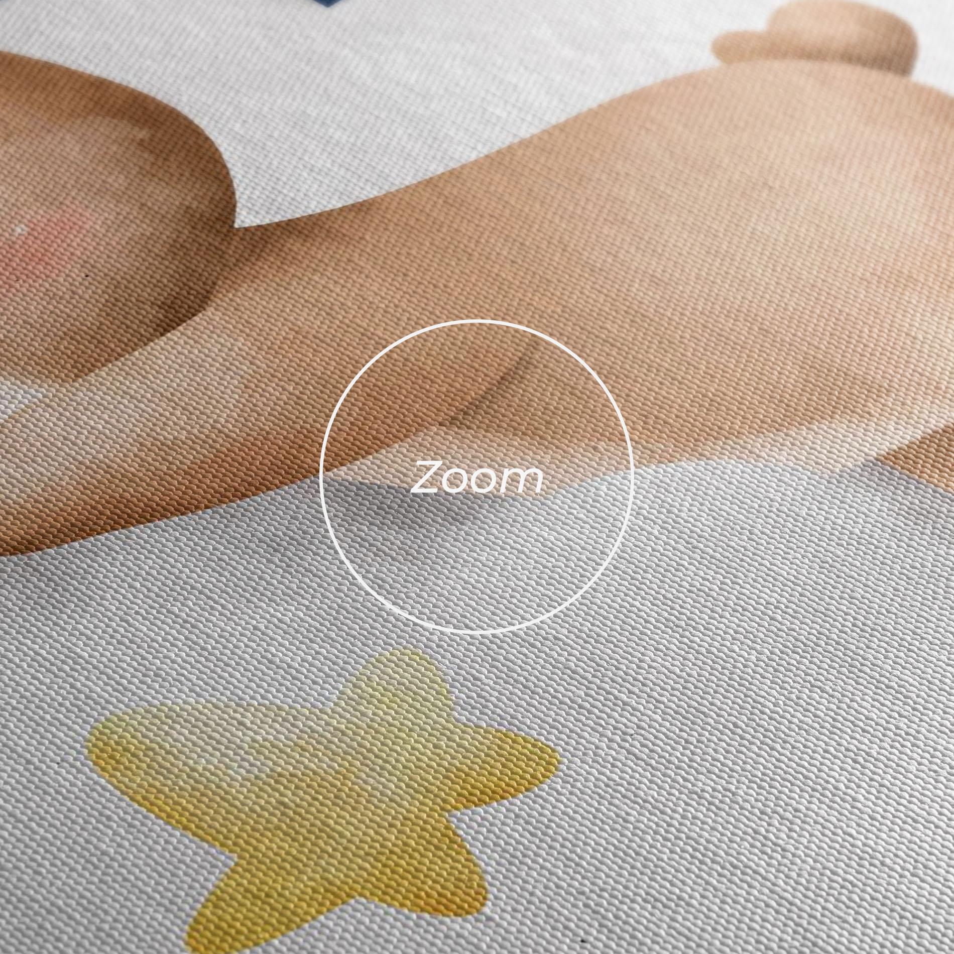 Tablou Canvas Bear Cloud Sleep mockup 3