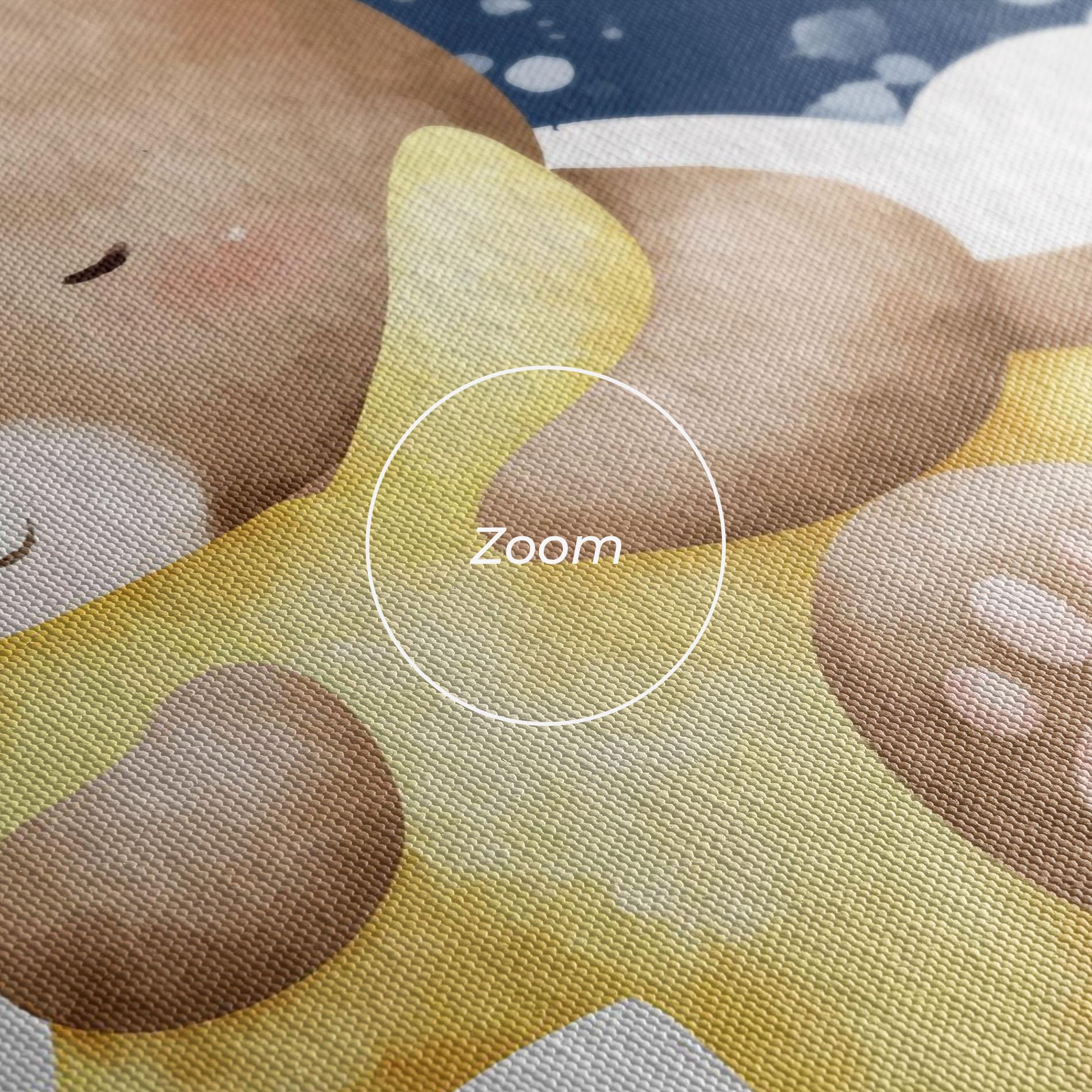 Tablou Canvas Bear Cloud Star mockup 3