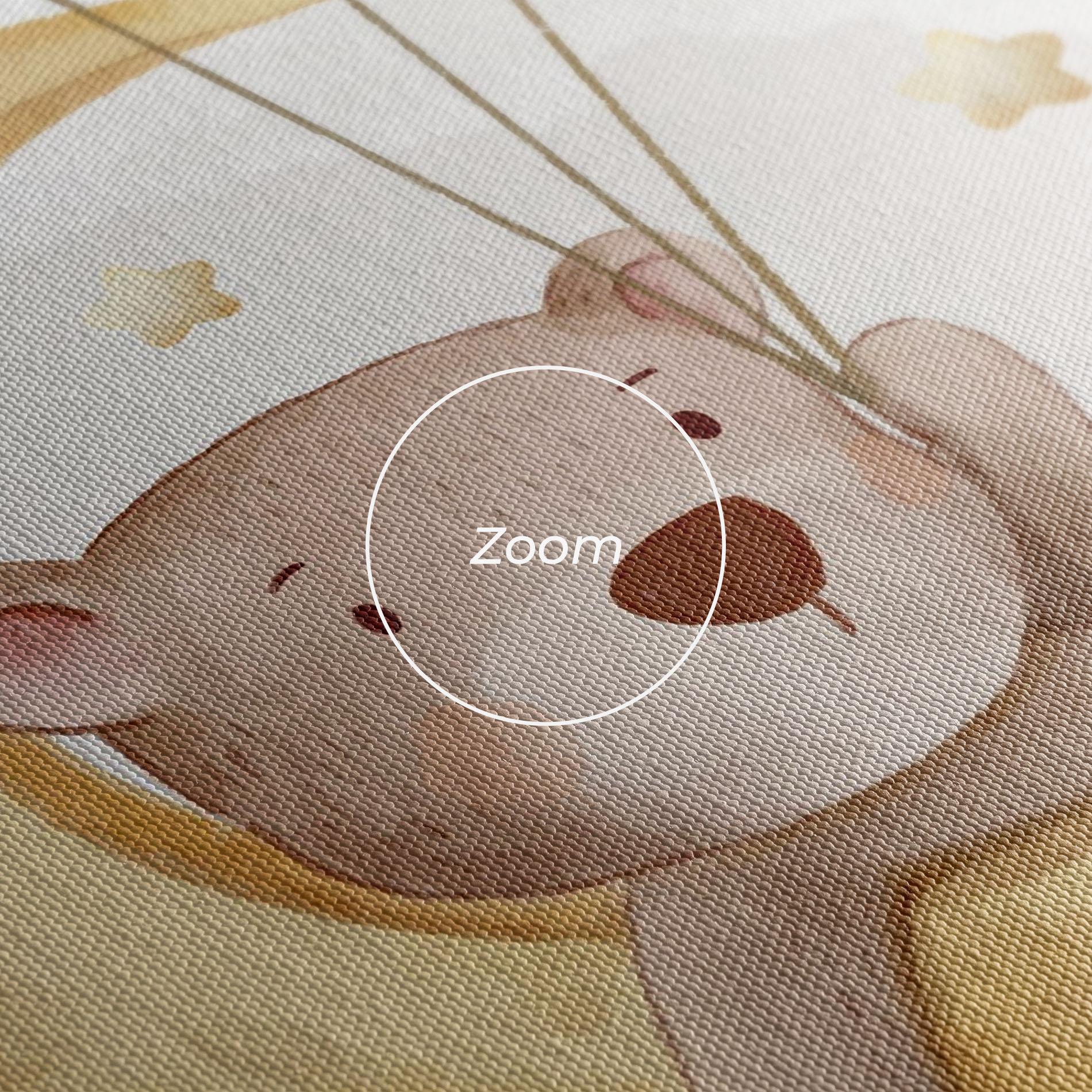 Tablou Canvas Bear Moon mockup 3