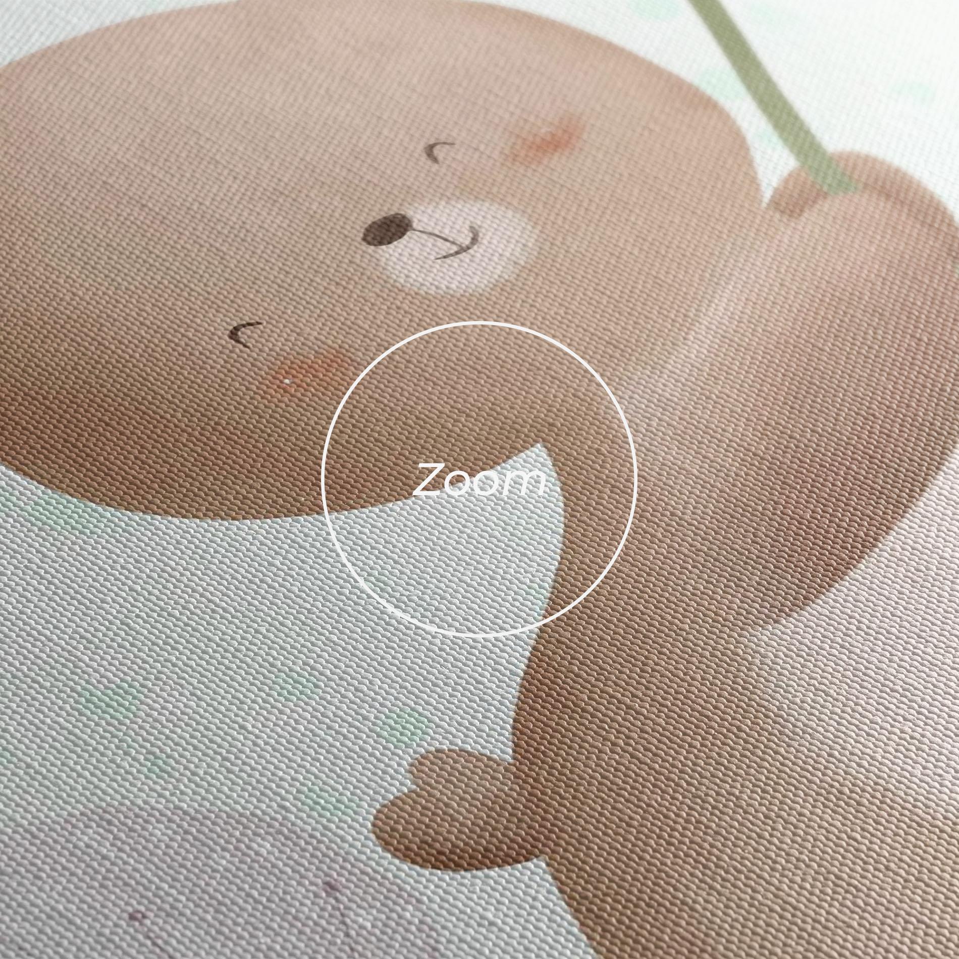 Tablou Canvas Bear Rainbow Art mockup 3