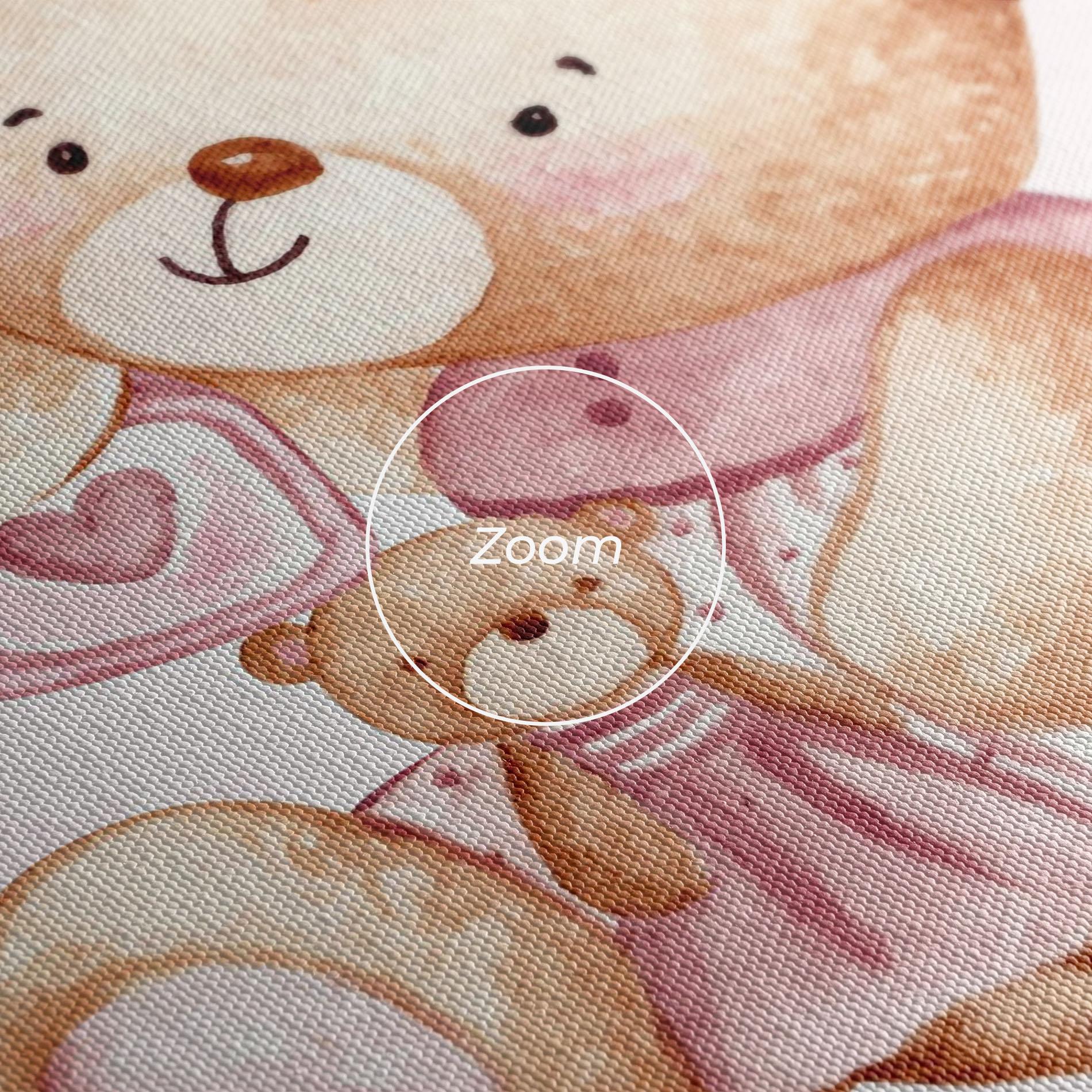 Tablou Canvas Bear With Toys mockup 3