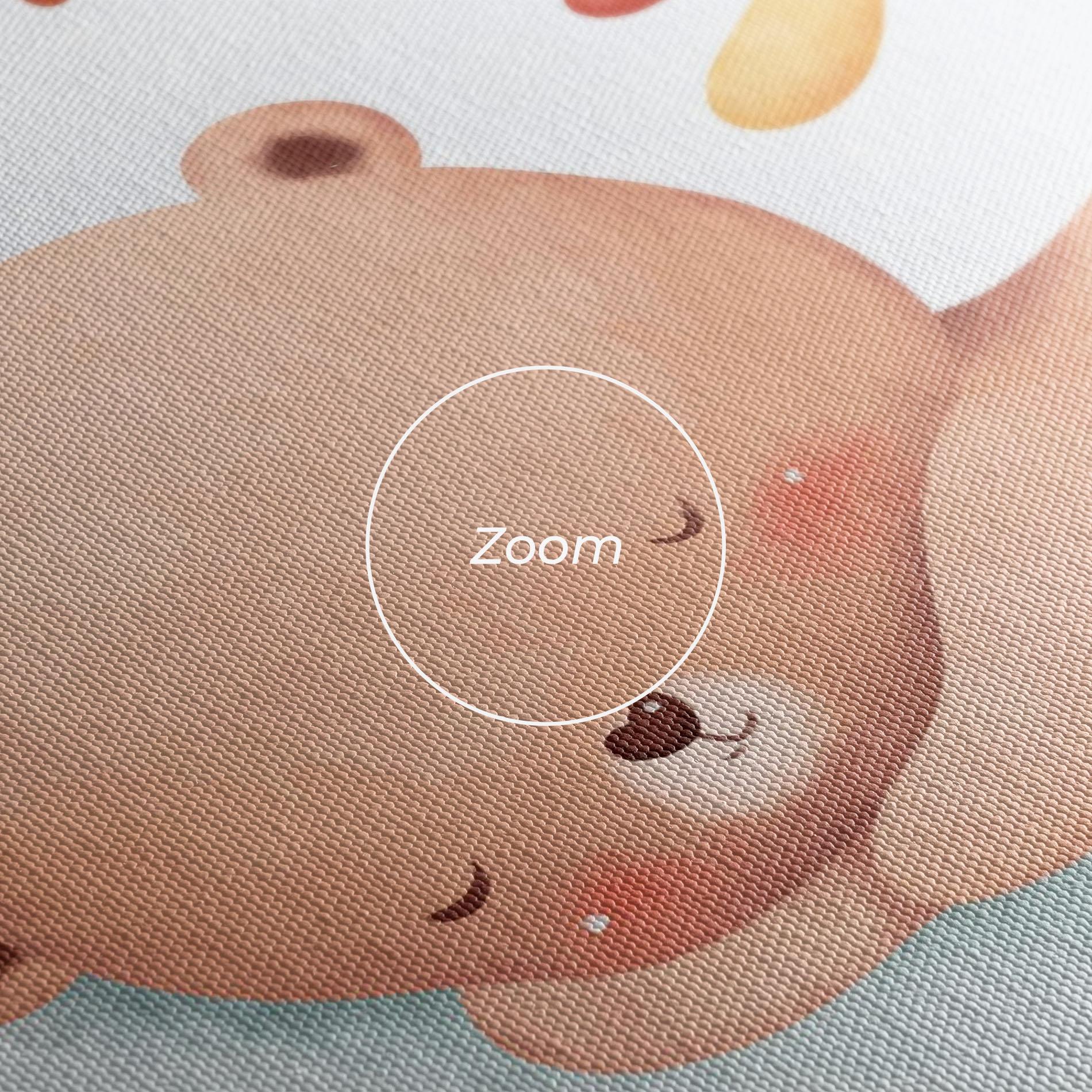 Tablou Canvas Blue Moon Bear mockup 3