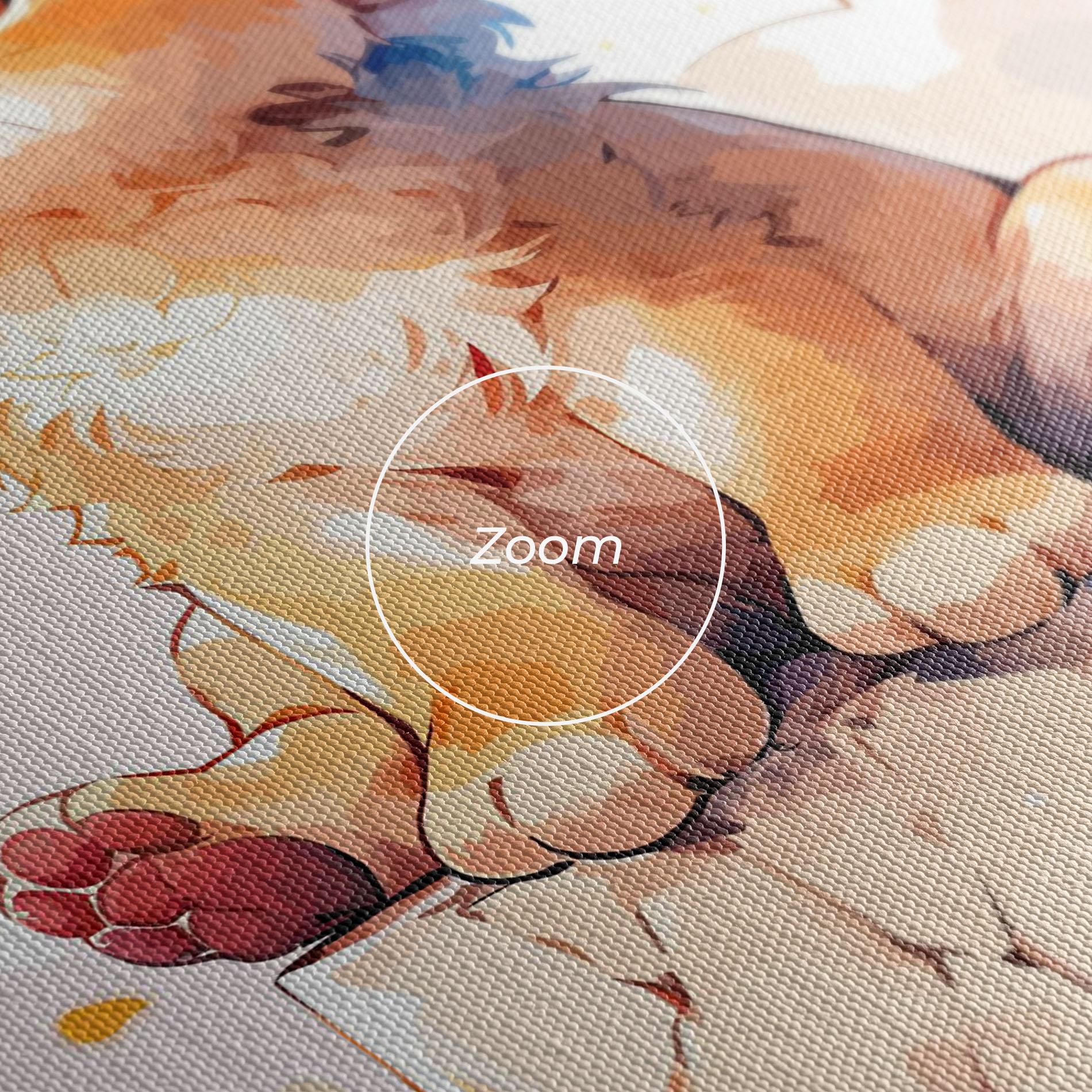 Tablou Canvas Cute Cloud Lion mockup 3