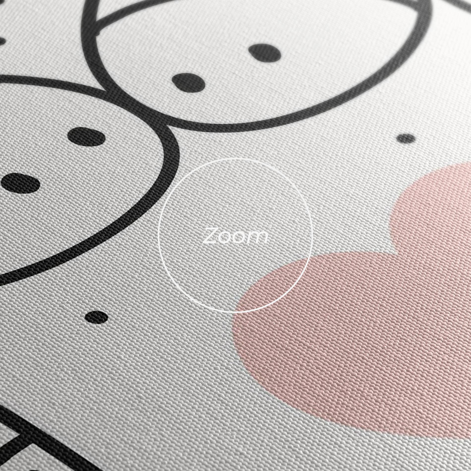 Tablou Canvas Giraffe Couple mockup 3