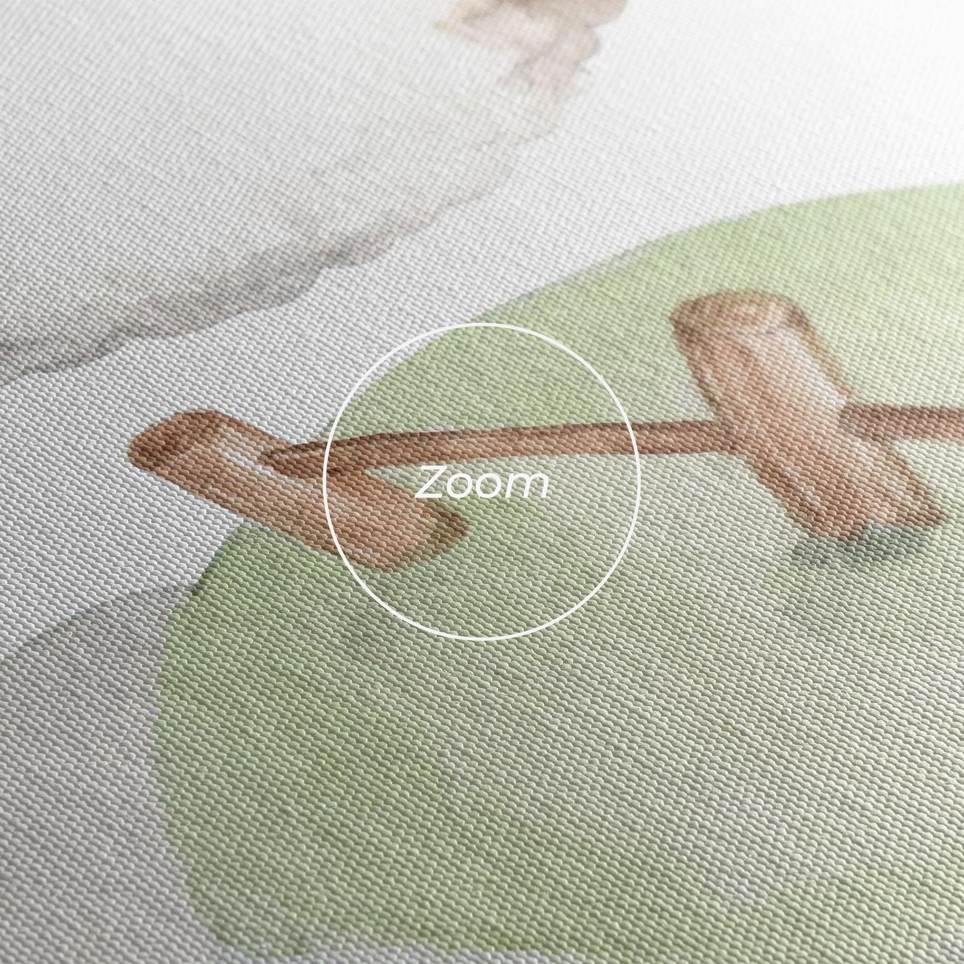 Tablou Canvas Sheep Jump mockup 3