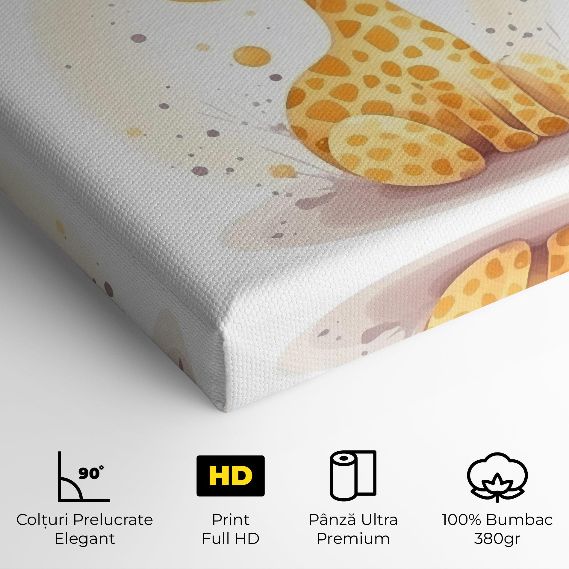 Tablou Canvas Adorable Giraffe mockup 4
