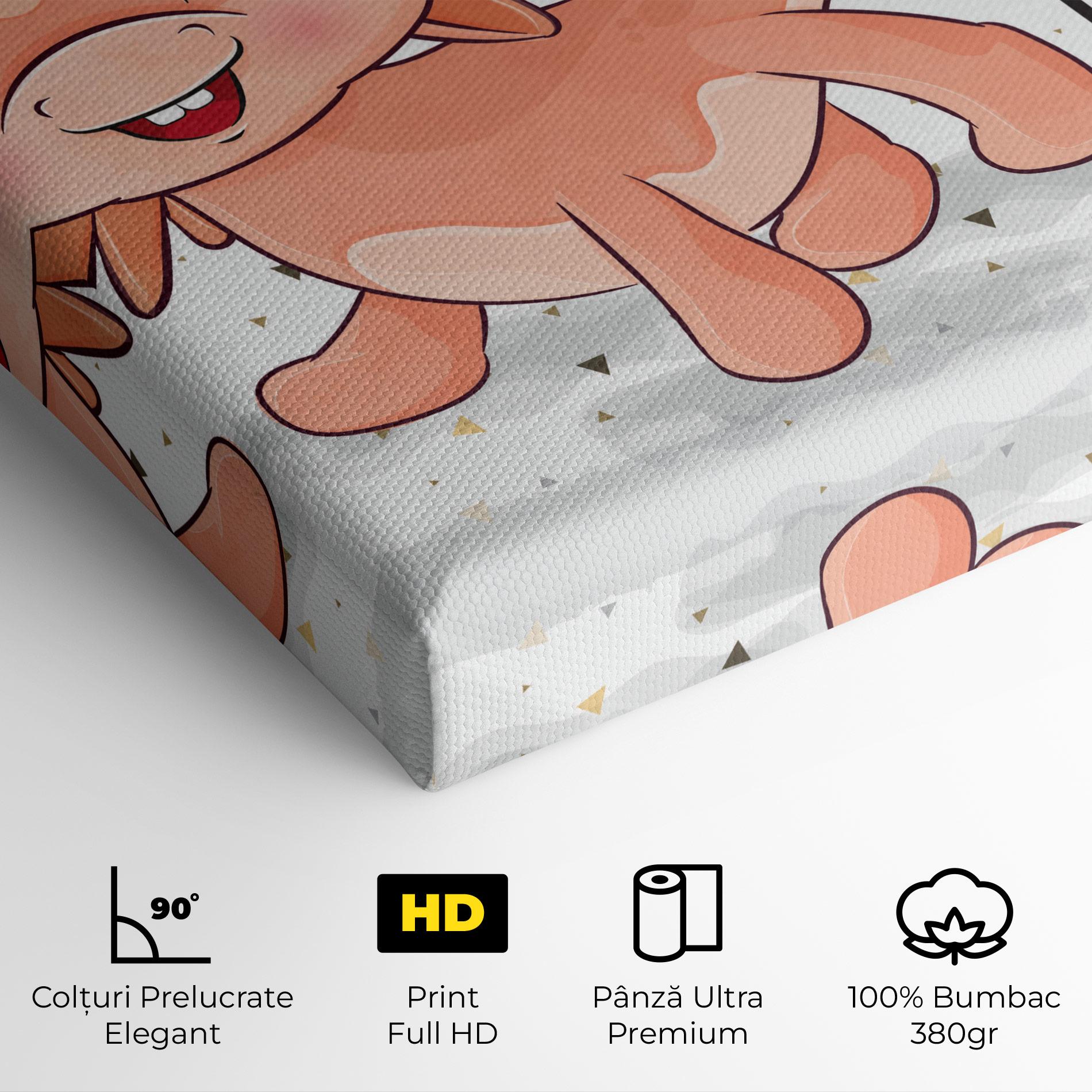 Tablou Canvas Baby Cute Dragon mockup 4