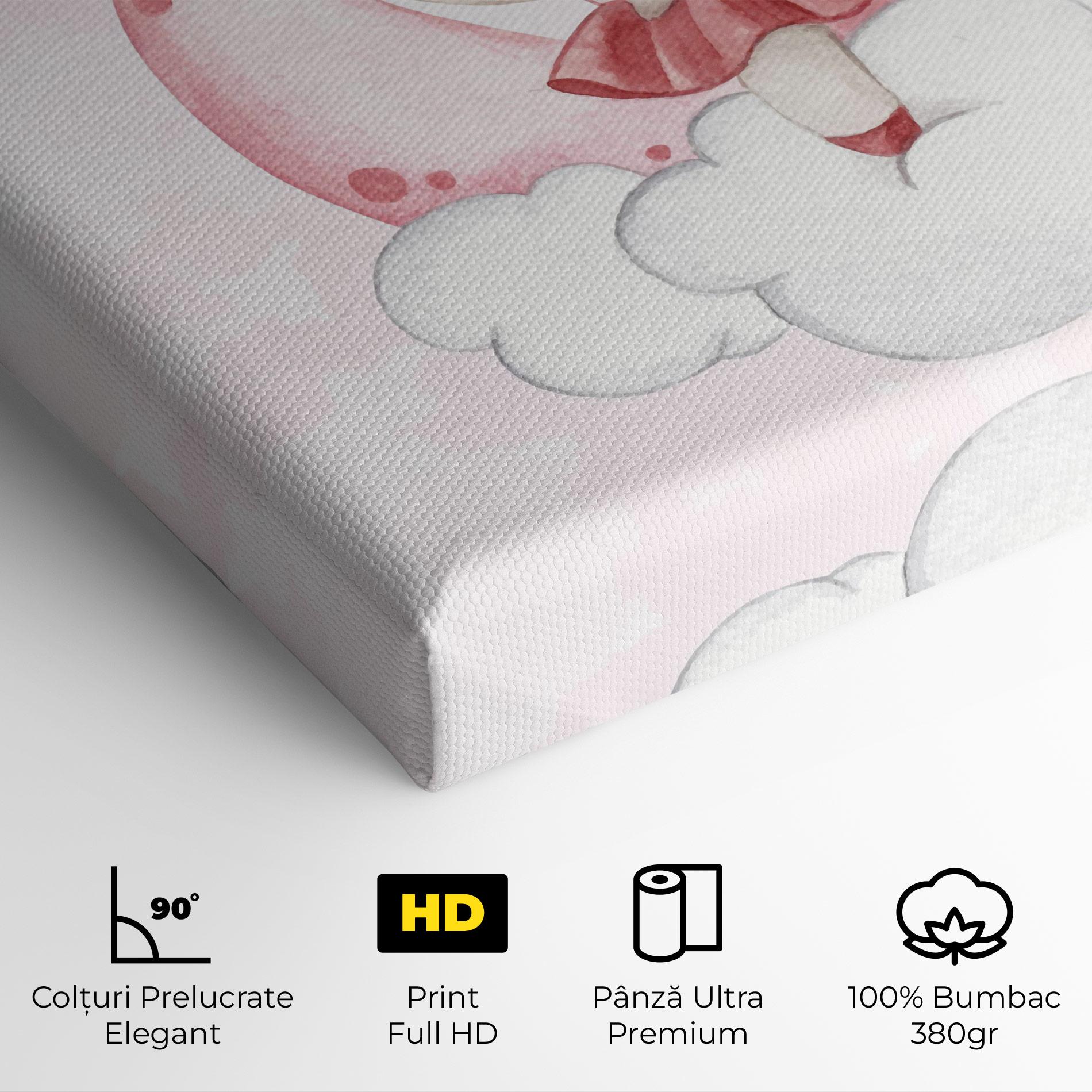 Tablou Canvas Ballerina Rabbit mockup 4