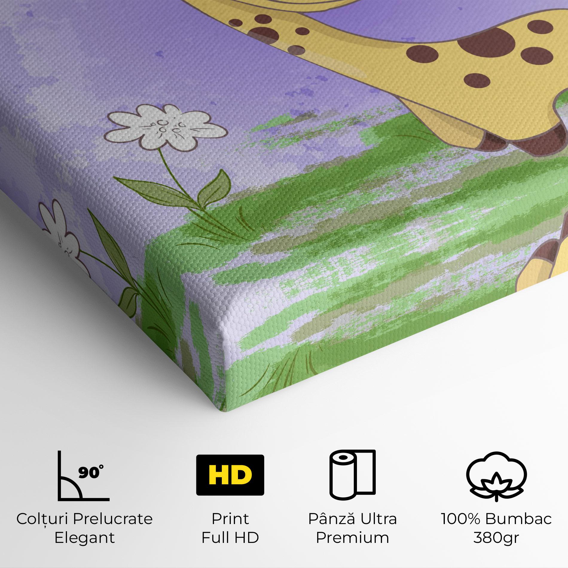 Tablou Canvas Cute Giraffe mockup 4