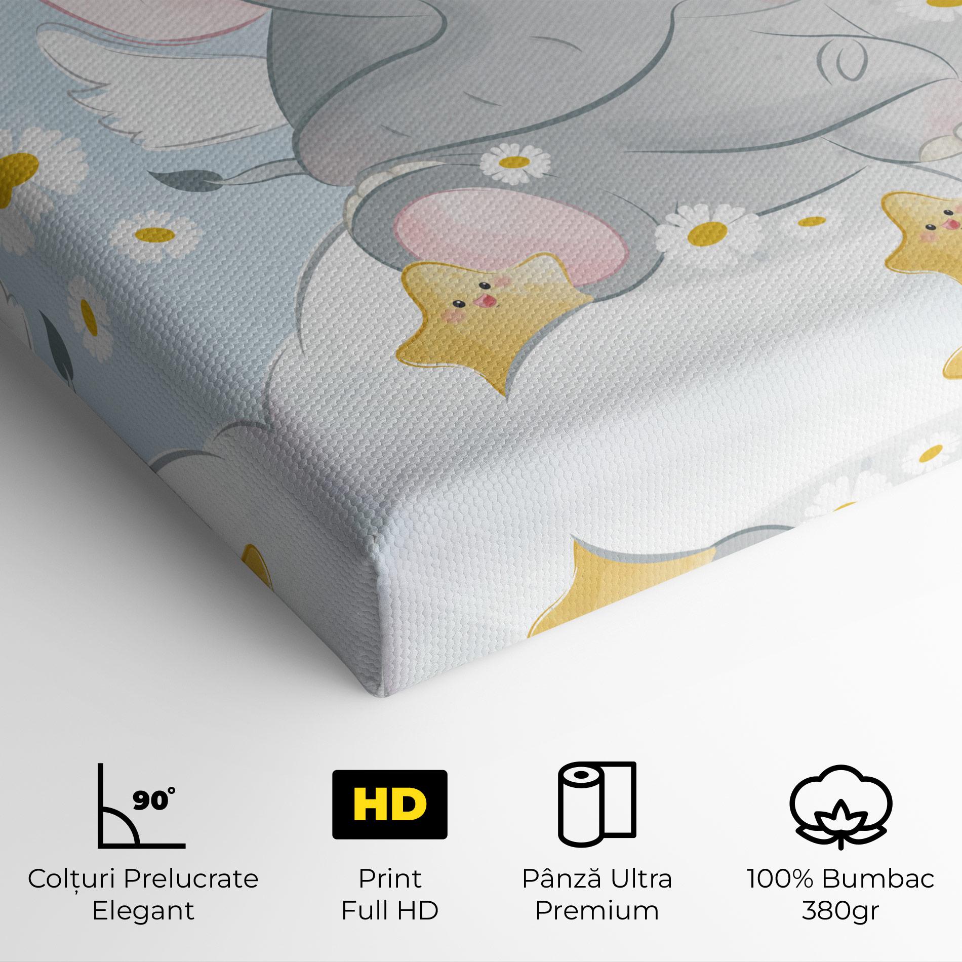 Tablou Canvas Elephant Stars mockup 4