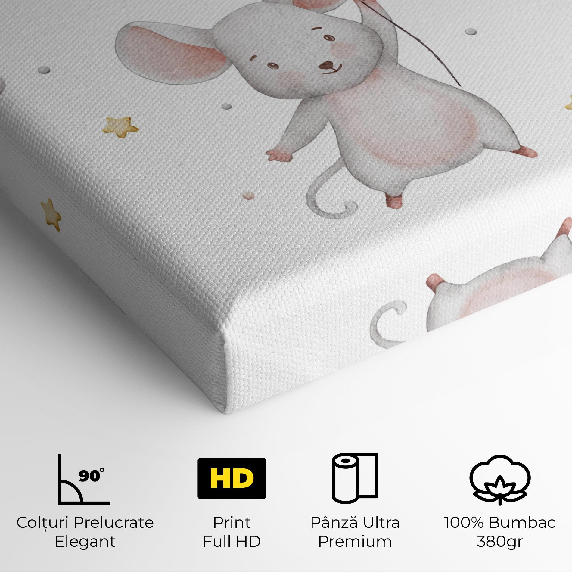Tablou Canvas Mouse Balloon mockup 4