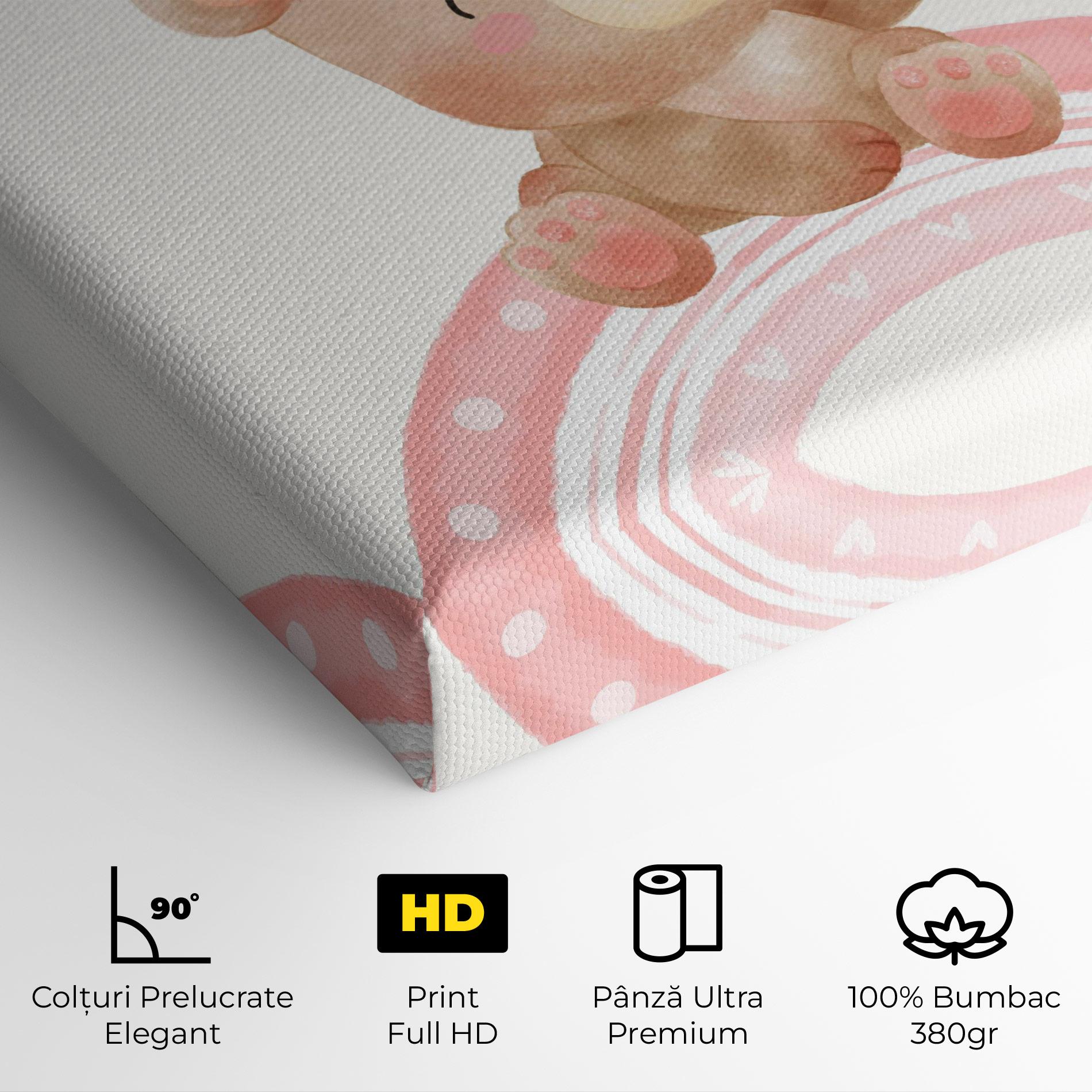 Tablou Canvas Sweet Baby Bear mockup 4