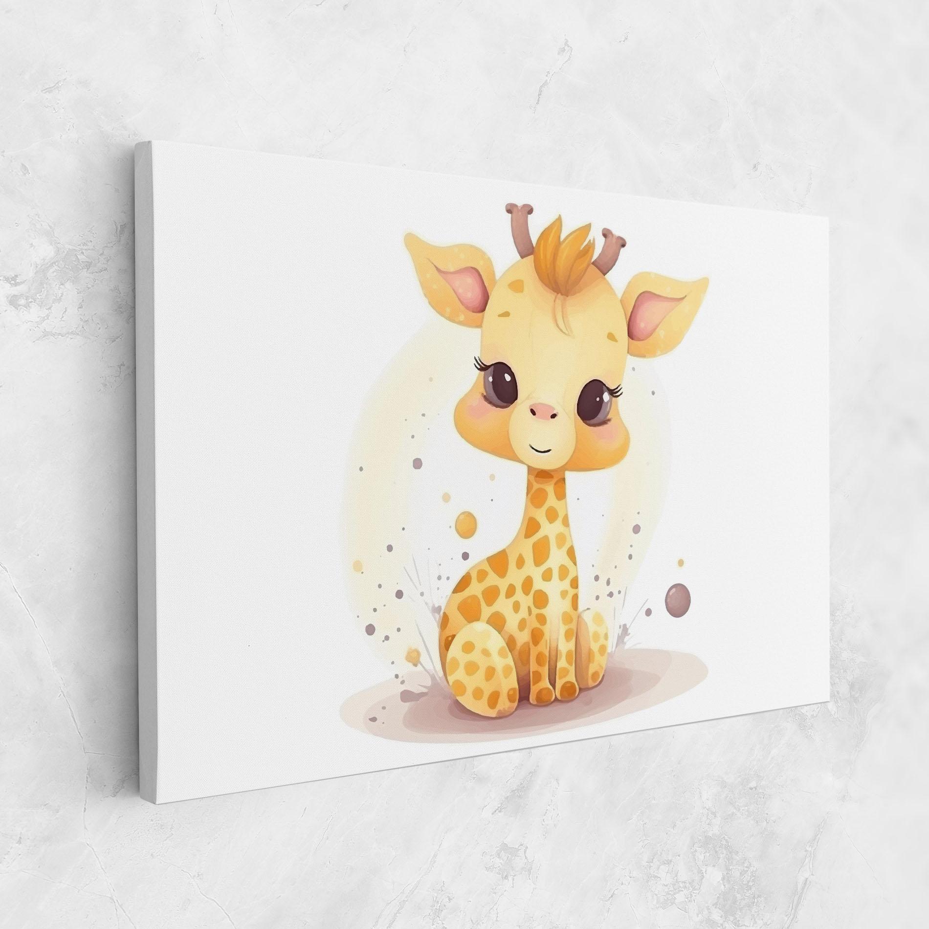 Tablou Canvas Adorable Giraffe mockup 1