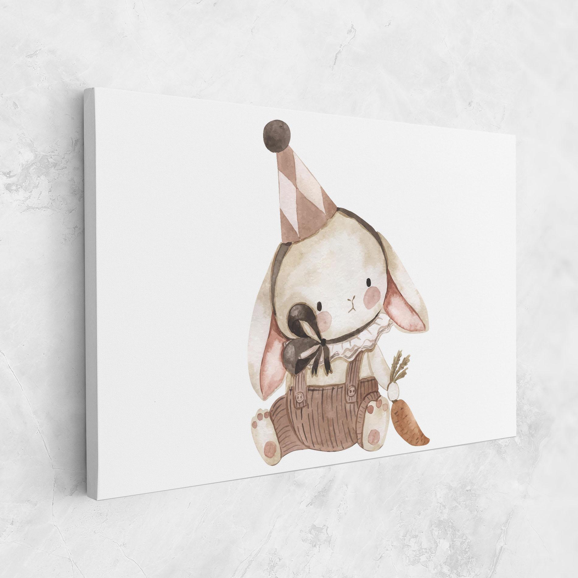 Tablou Canvas Baby Brown Rabbit mockup 1